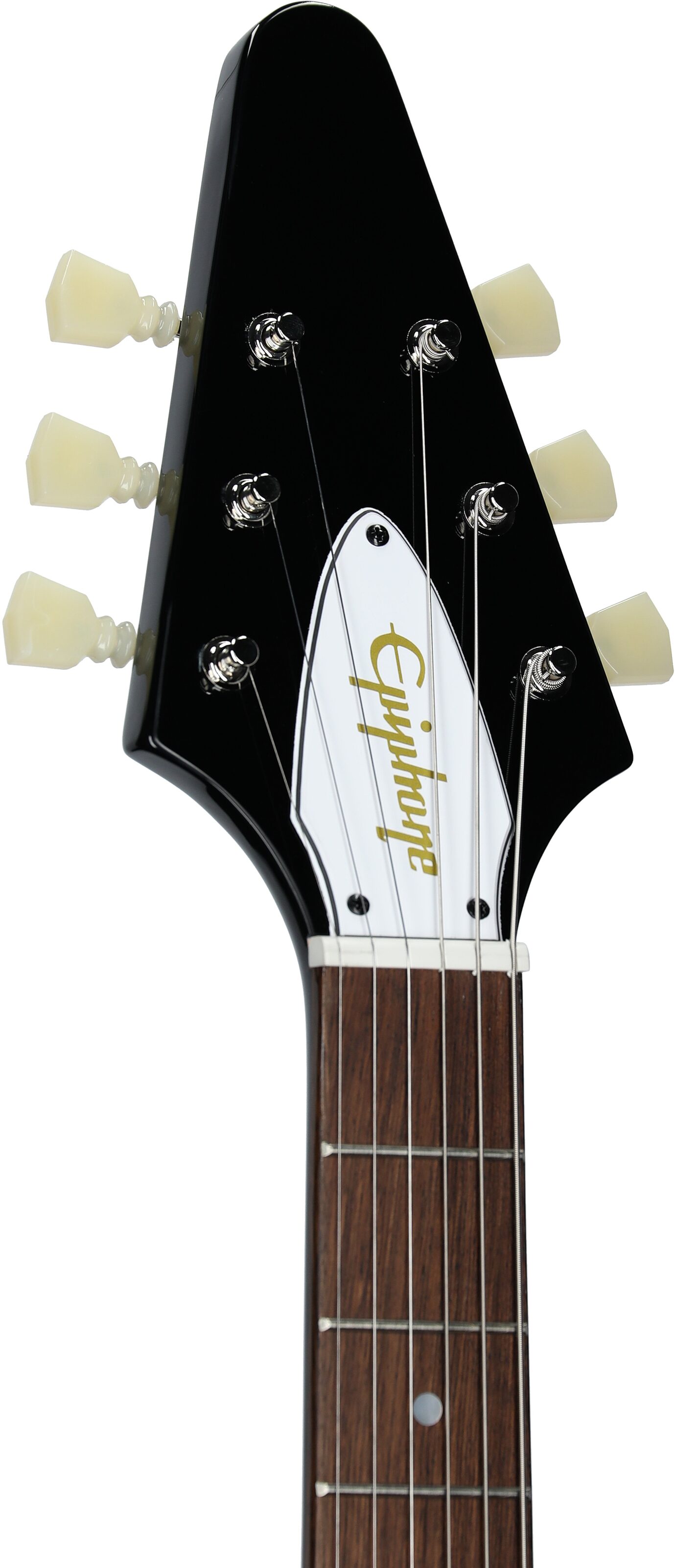 Epiphone Jimi Hendrix "Love Drops" Flying V Electric Guitar, Left-Handed (with Case) 4 Epiphone Jimi Hendrix "Love Drops" Flying V Electric Guitar, Left-Handed (with Case)