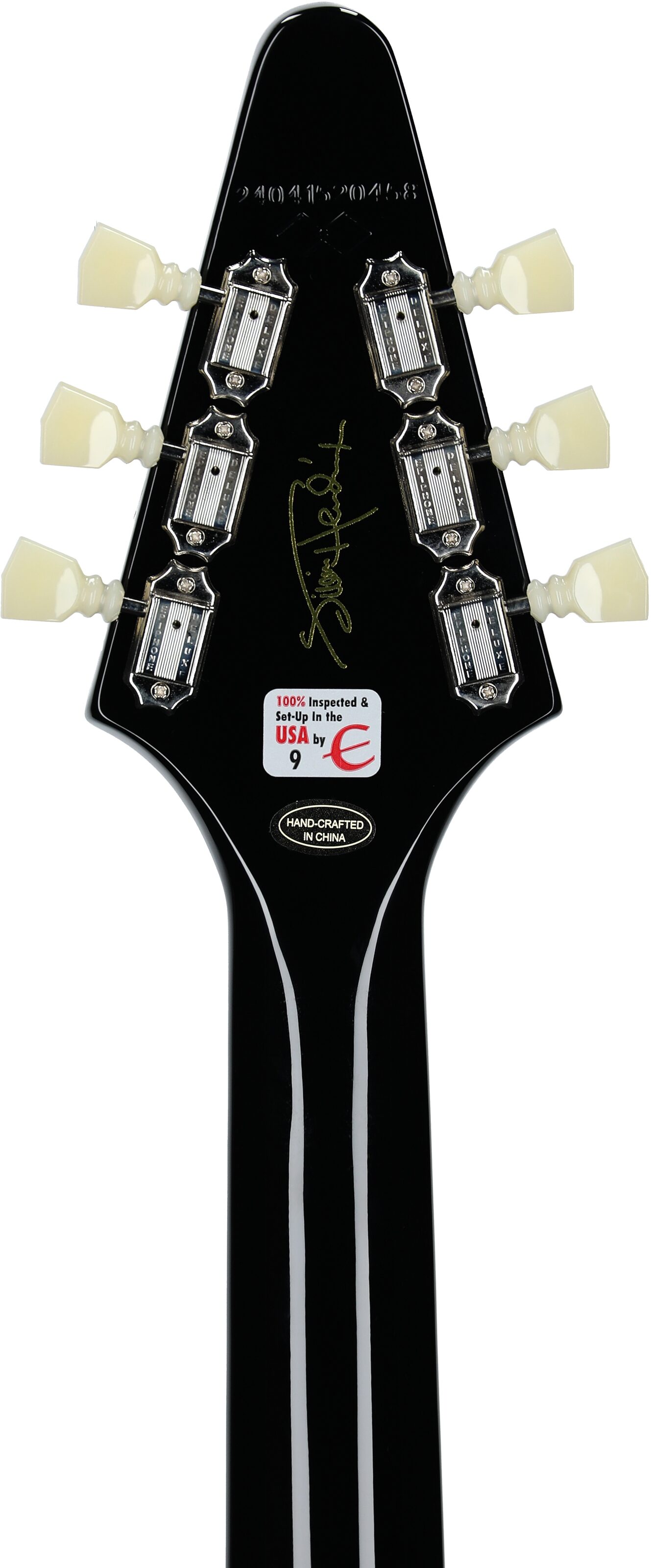 Epiphone Jimi Hendrix "Love Drops" Flying V Electric Guitar, Left-Handed (with Case) 8 Epiphone Jimi Hendrix "Love Drops" Flying V Electric Guitar, Left-Handed (with Case)