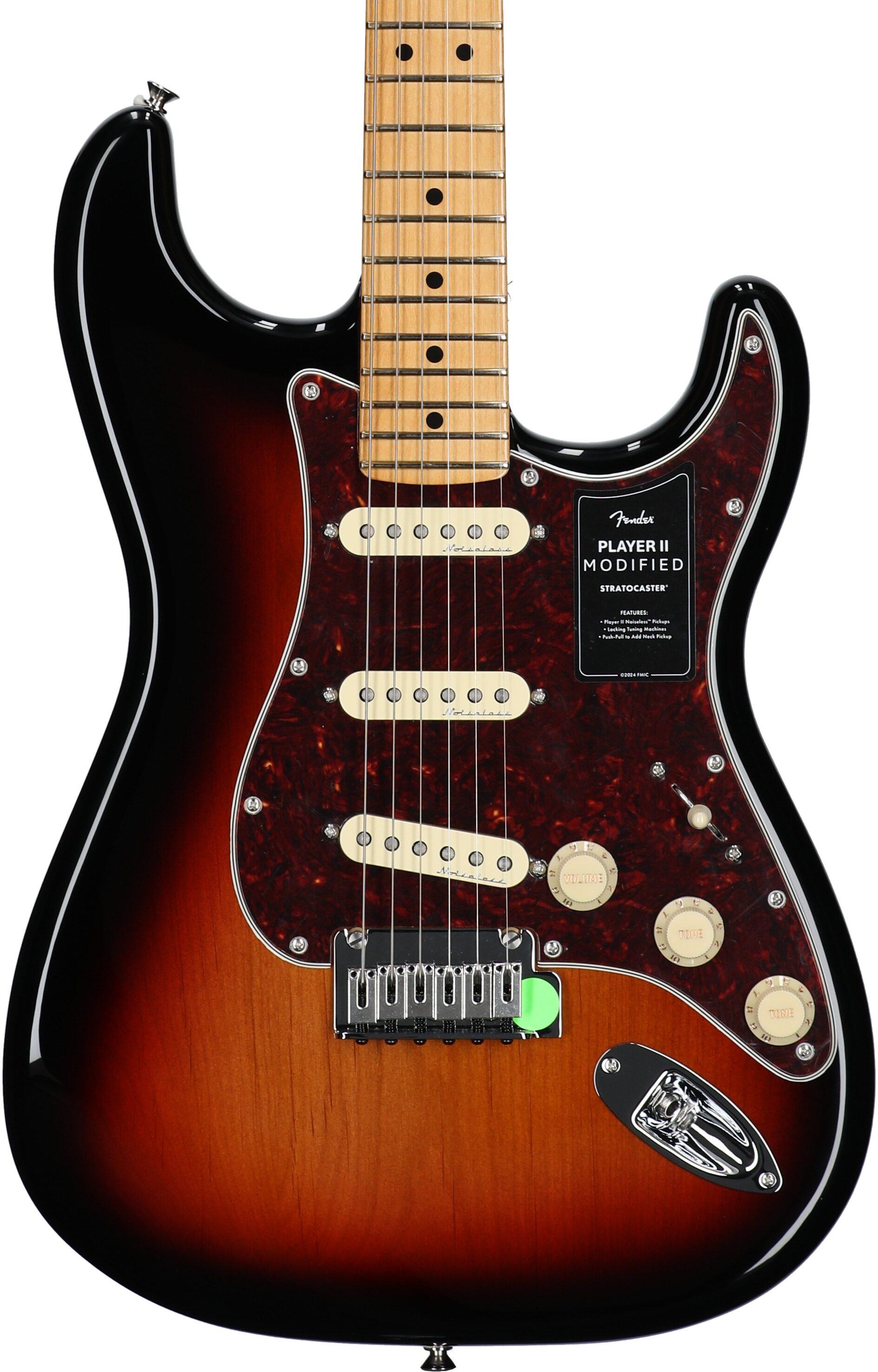 Fender Player II Modified Stratocaster Electric Guitar, Maple Fingerboard (with Gig Bag) 1 Fender Player II Modified Stratocaster Electric Guitar, Maple Fingerboard (with Gig Bag)