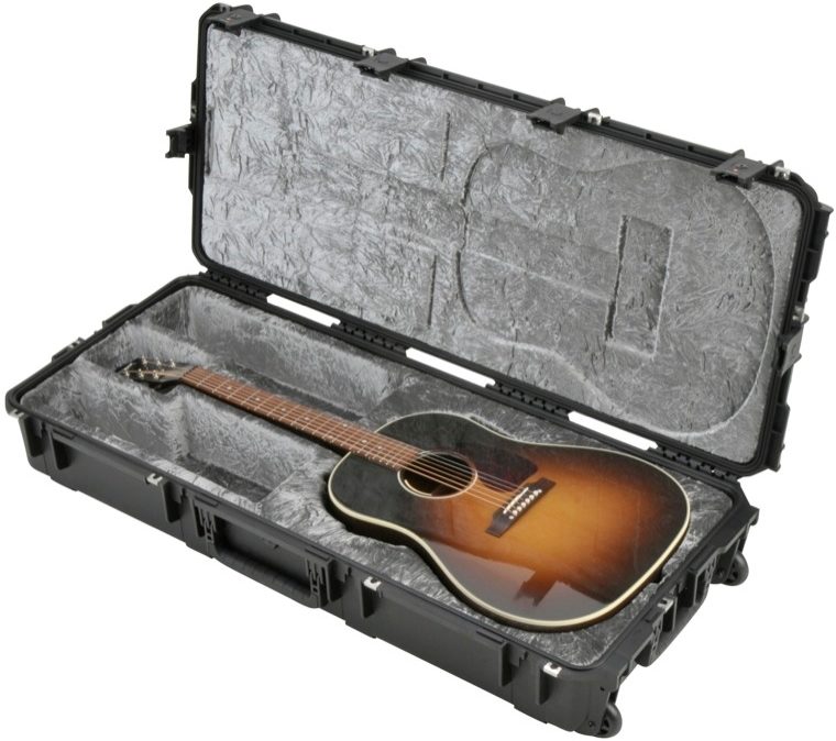 SKB 3i Series Waterproof Rolling Acoustic Guitar Case