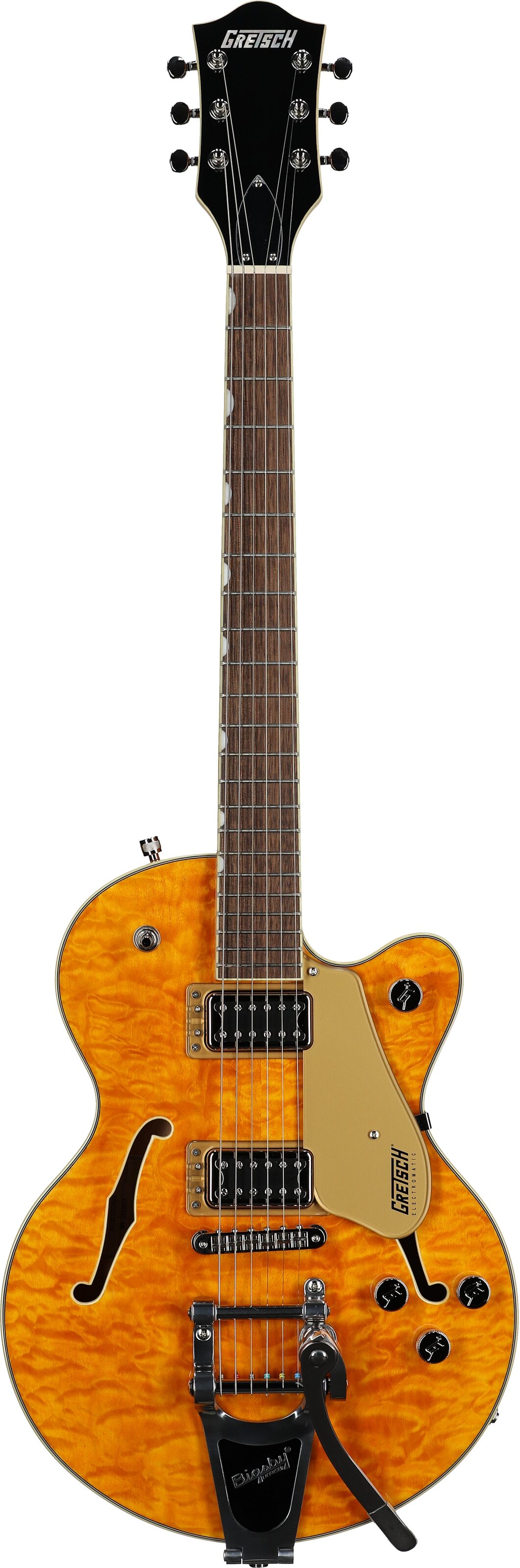 Gretsch G5655TQM Electromatic Center Block Junior Single-Cut Electric Guitar (with Bigsby Tremolo) 2 Gretsch G5655TQM Electromatic Center Block Junior Single-Cut Electric Guitar (with Bigsby Tremolo)