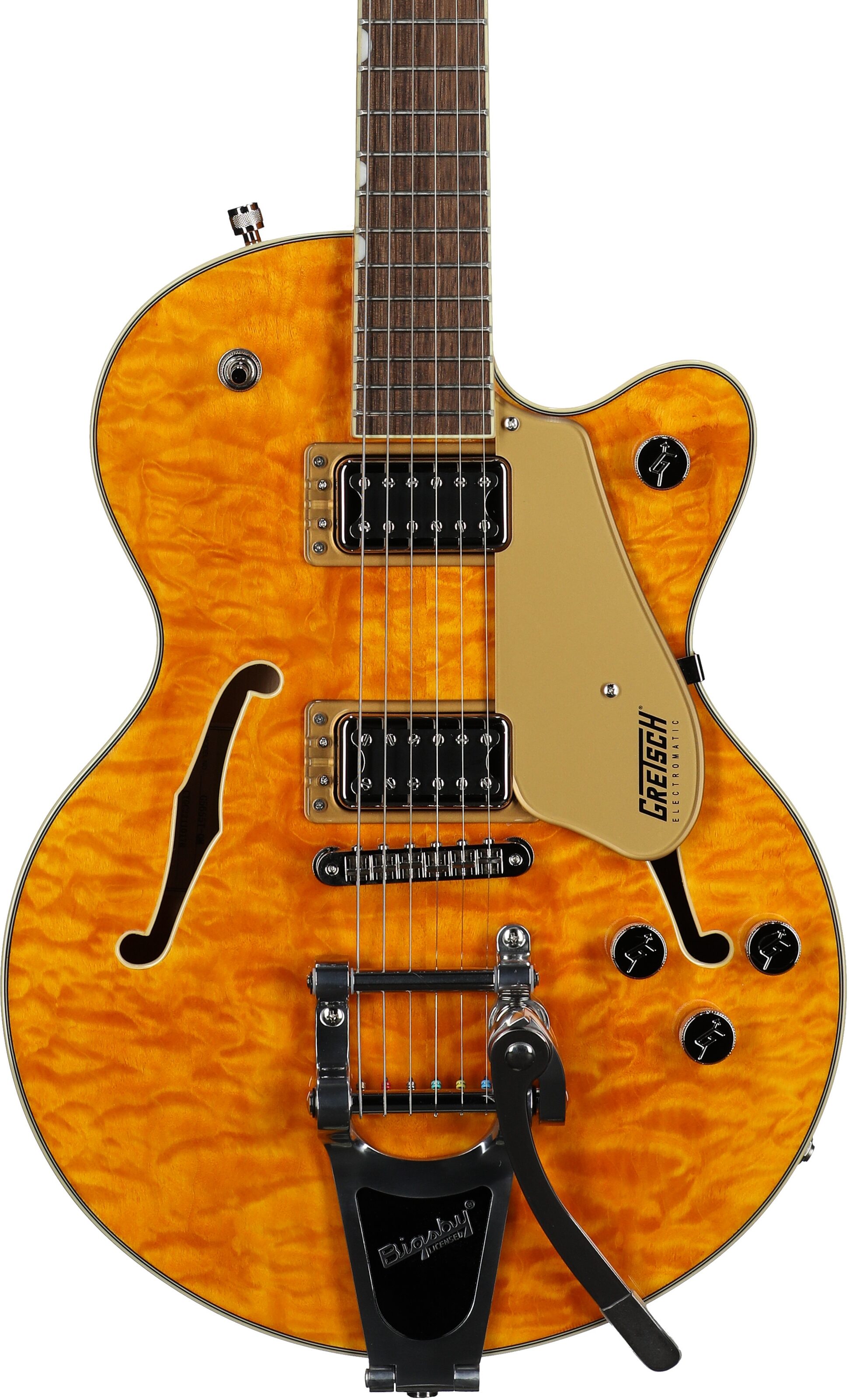 Gretsch G5655TQM Electromatic Center Block Junior Single-Cut Electric Guitar (with Bigsby Tremolo) 1 Gretsch G5655TQM Electromatic Center Block Junior Single-Cut Electric Guitar (with Bigsby Tremolo)
