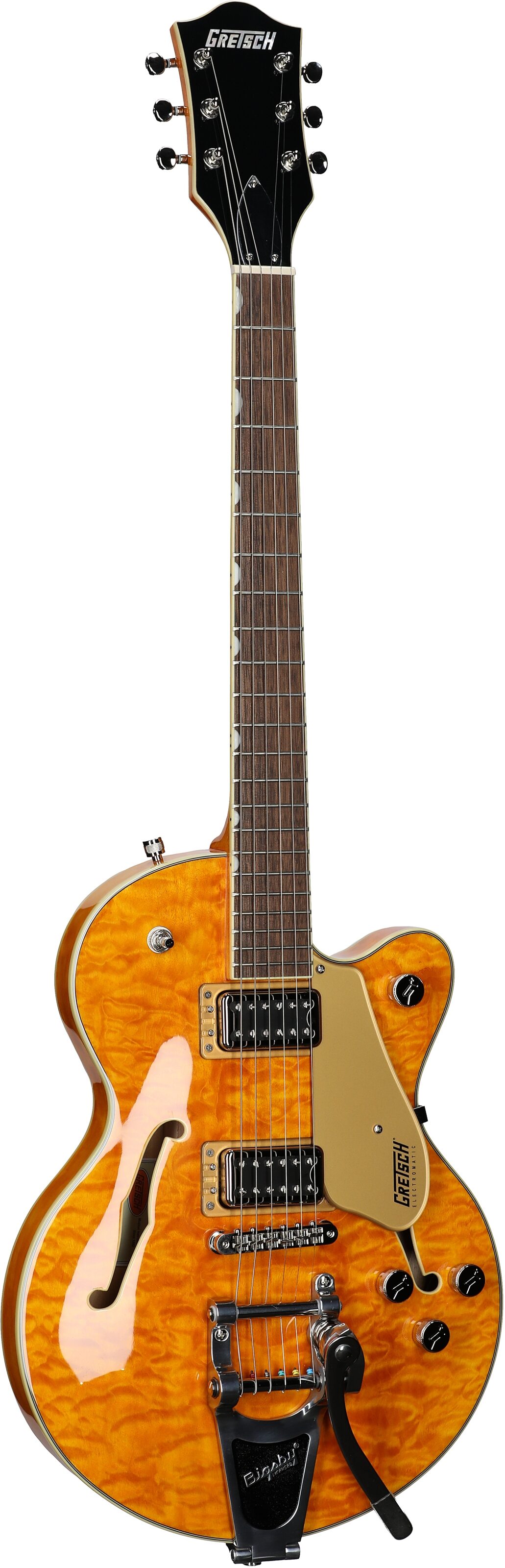 Gretsch G5655TQM Electromatic Center Block Junior Single-Cut Electric Guitar (with Bigsby Tremolo) 6 Gretsch G5655TQM Electromatic Center Block Junior Single-Cut Electric Guitar (with Bigsby Tremolo)