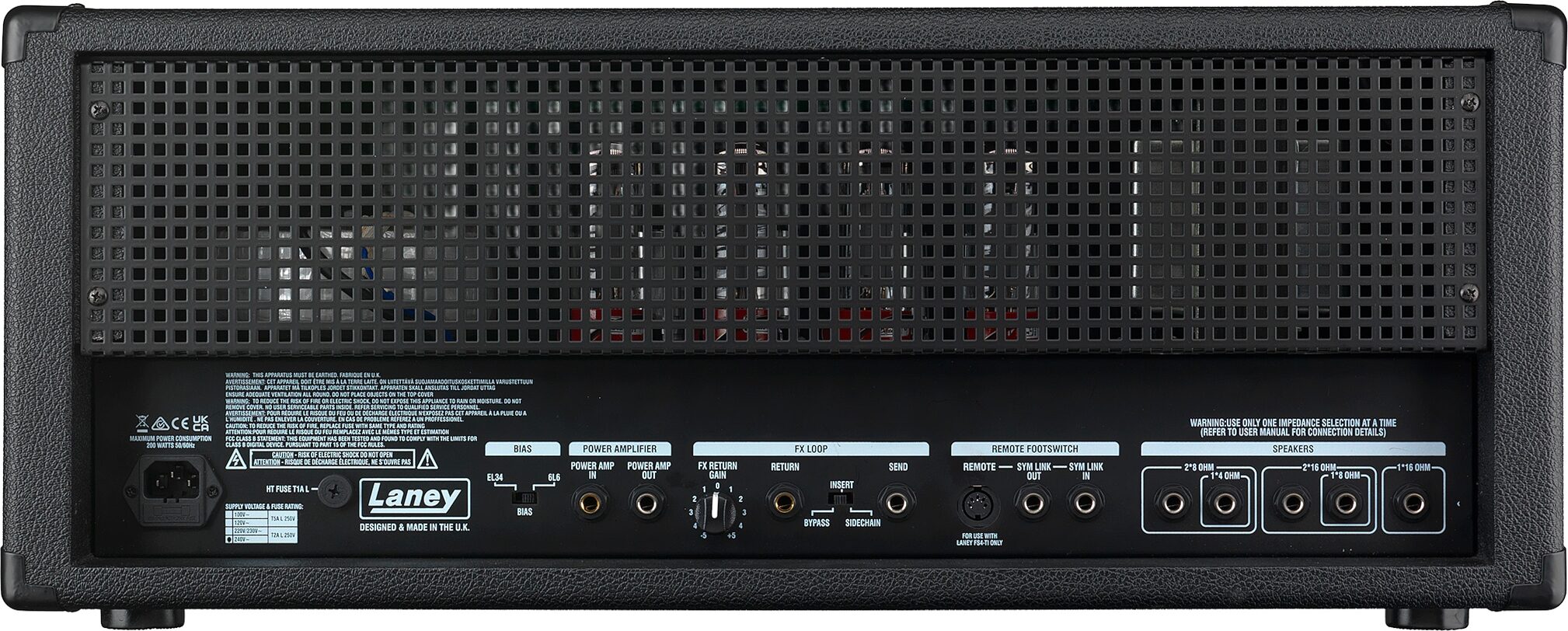 Laney TI100 Tony Iommi Signature Guitar Amplifier Head 3 Laney TI100 Tony Iommi Signature Guitar Amplifier Head