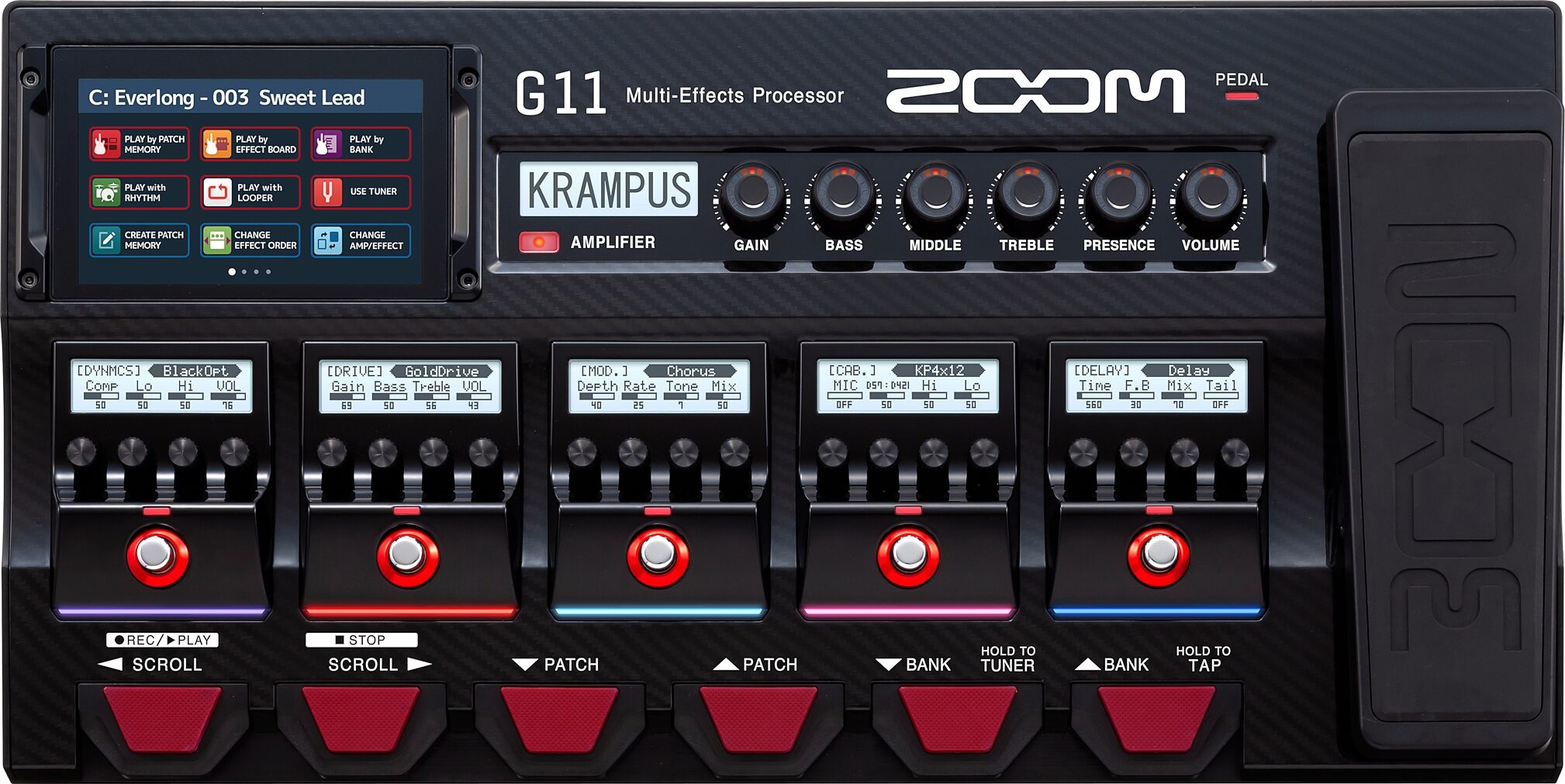 Zoom G11 Multi-Effects Processor 1 Zoom G11 Multi-Effects Processor