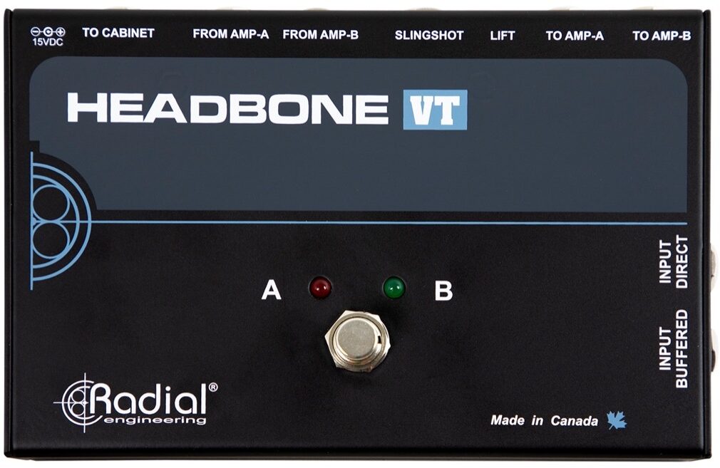Radial Tonebone Headbone VT Amplifier Head Switcher