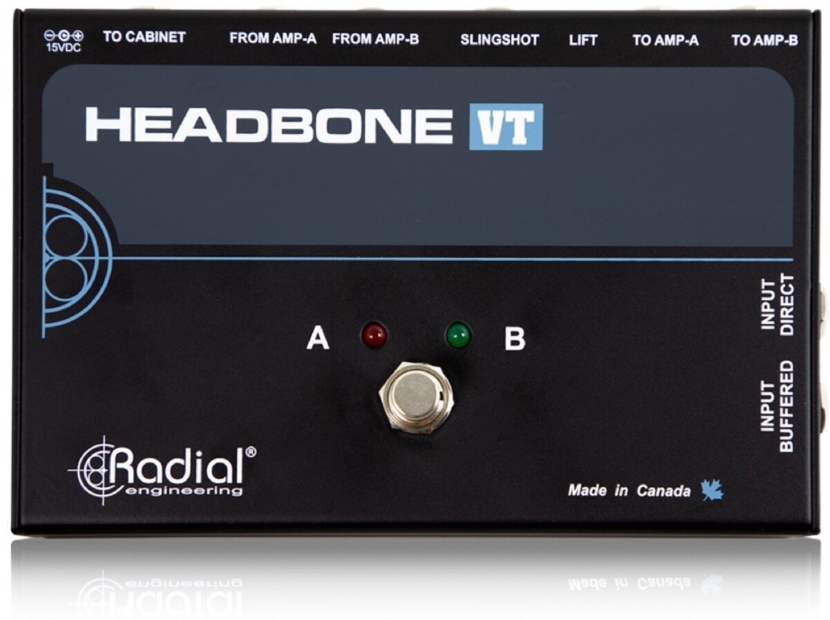 Radial Tonebone Headbone VT Amplifier Head Switcher 2 Radial Tonebone Headbone VT Amplifier Head Switcher