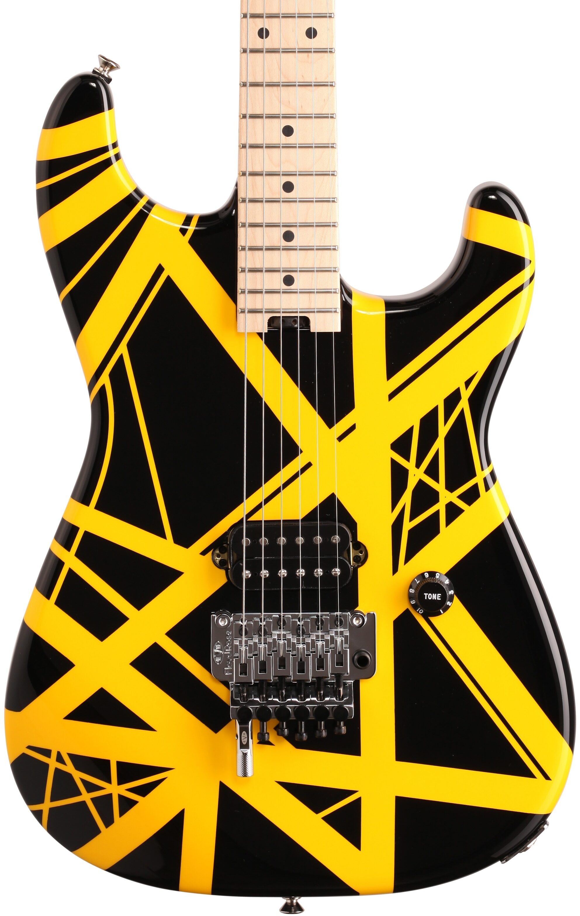 EVH Eddie Van Halen Striped Series Electric Guitar 1 EVH Eddie Van Halen Striped Series Electric Guitar