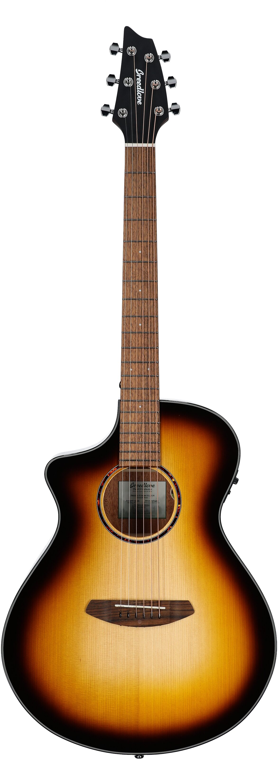 Breedlove Discovery S Concert CE Acoustic Guitar, Left-Handed 2 Breedlove Discovery S Concert CE Acoustic Guitar, Left-Handed