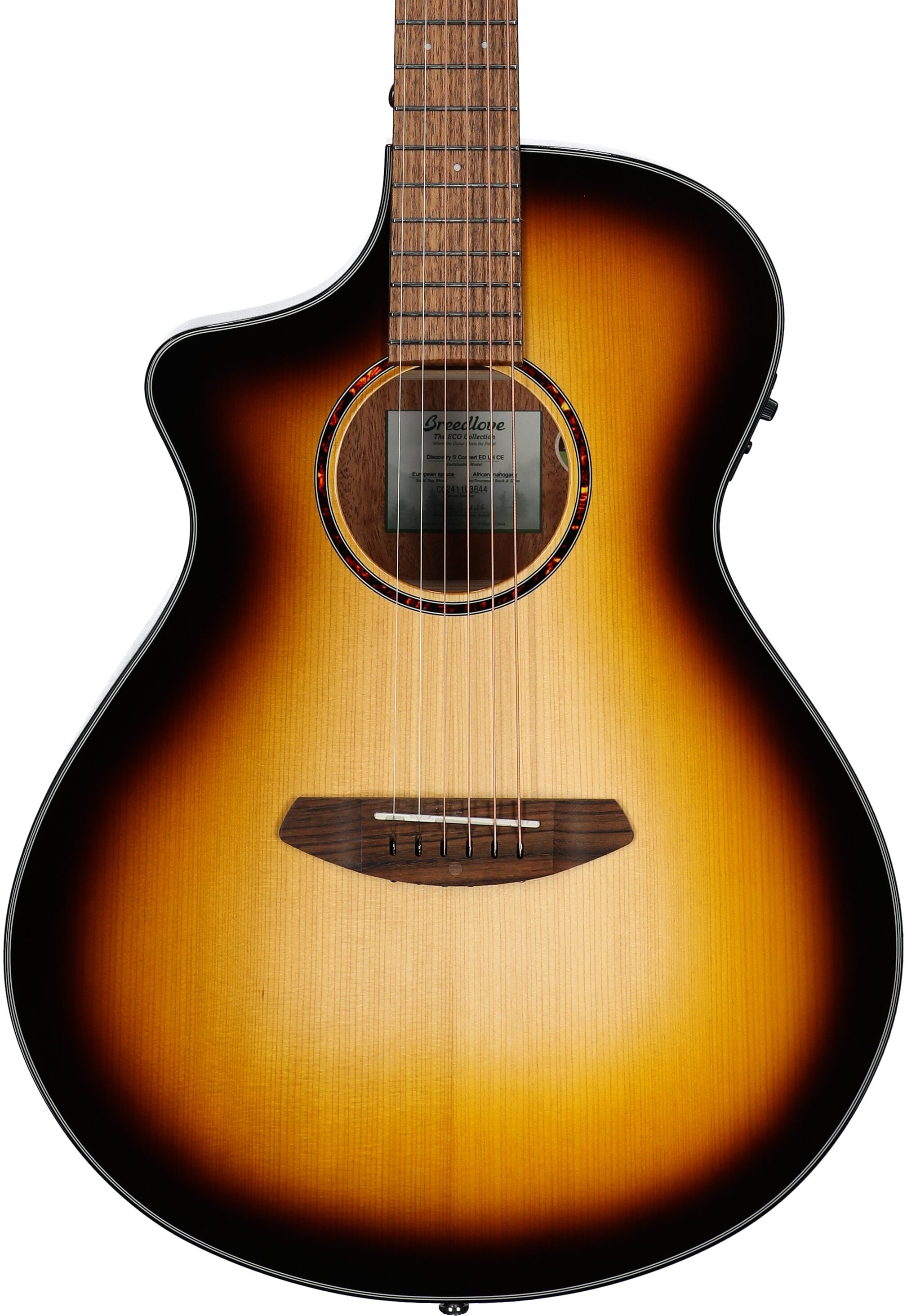 Breedlove Discovery S Concert CE Acoustic Guitar, Left-Handed 5 Breedlove Discovery S Concert CE Acoustic Guitar, Left-Handed