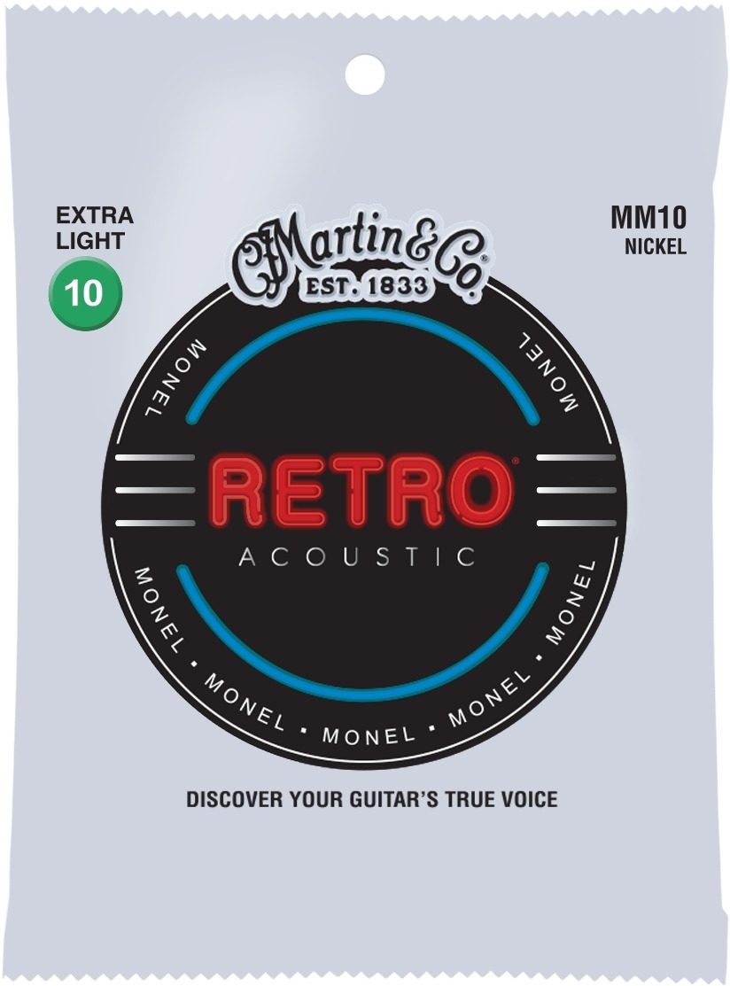 Martin Retro Monel Acoustic Guitar Strings