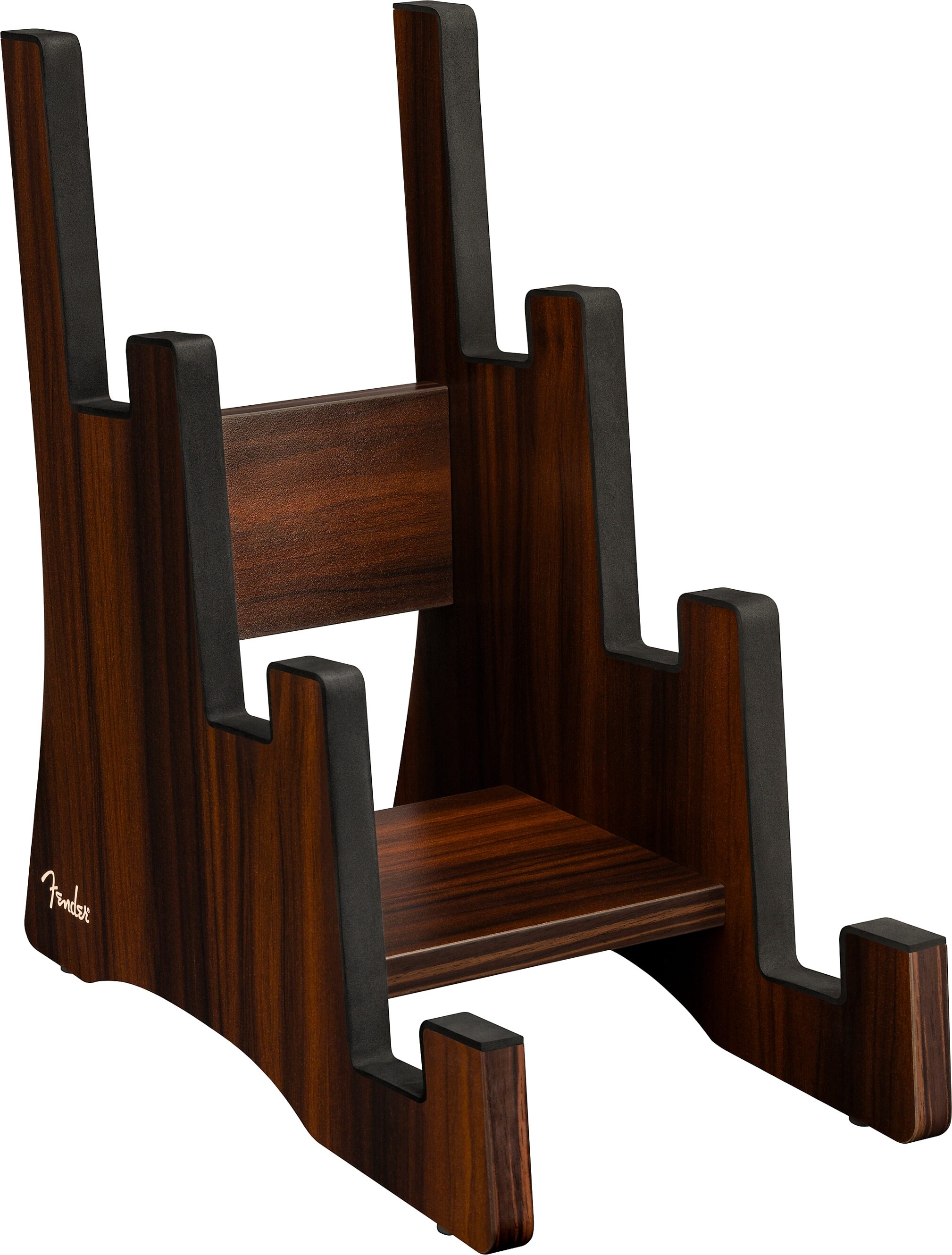 Fender Deluxe Wooden 3-Tier Guitar Stand
