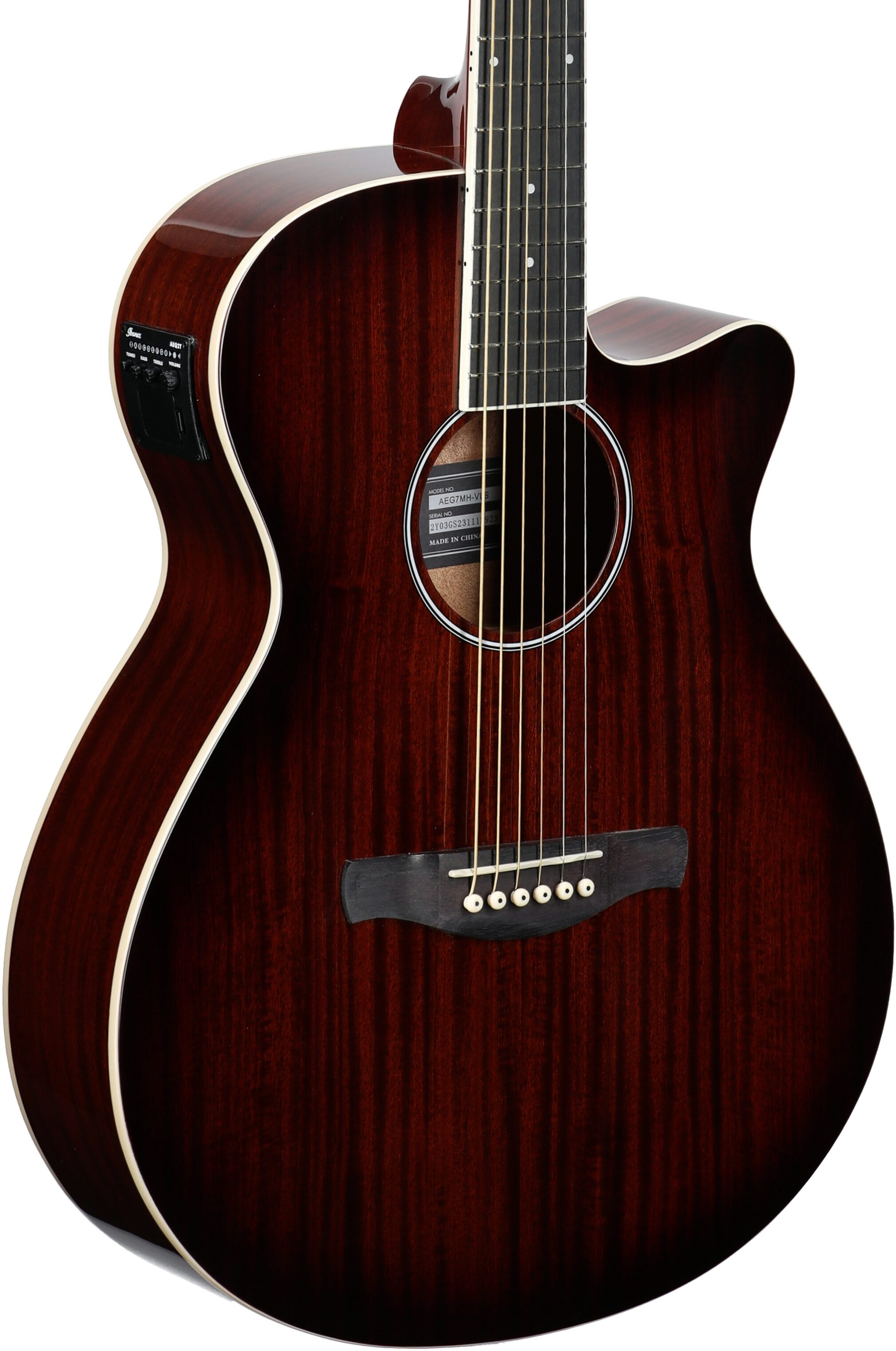 Ibanez AEG7MH Acoustic-Electric Guitar 1 Ibanez AEG7MH Acoustic-Electric Guitar