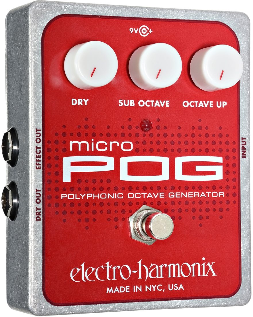 Electro-Harmonix Micro POG Polyphonic Octave Generator Pedal 1 Electro-Harmonix Micro POG Polyphonic Octave Generator Pedal