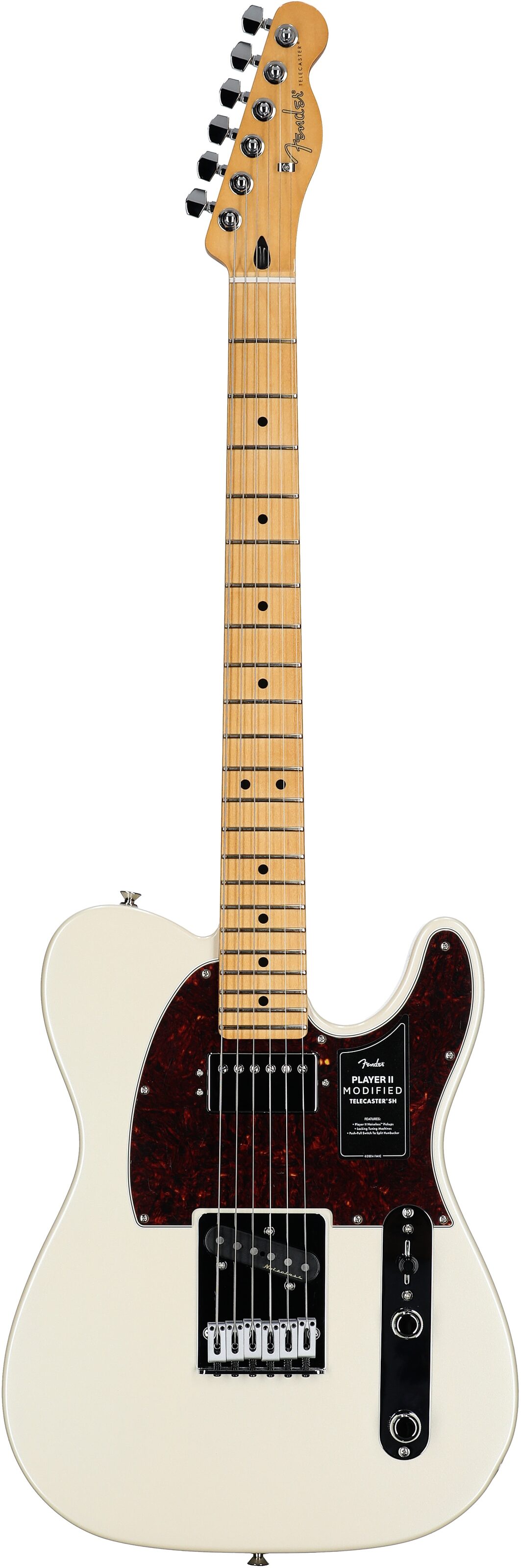 Fender Player II Modified Telecaster SH Electric Guitar, Maple Fingerboard (with Gig Bag) 2 Fender Player II Modified Telecaster SH Electric Guitar, Maple Fingerboard (with Gig Bag)