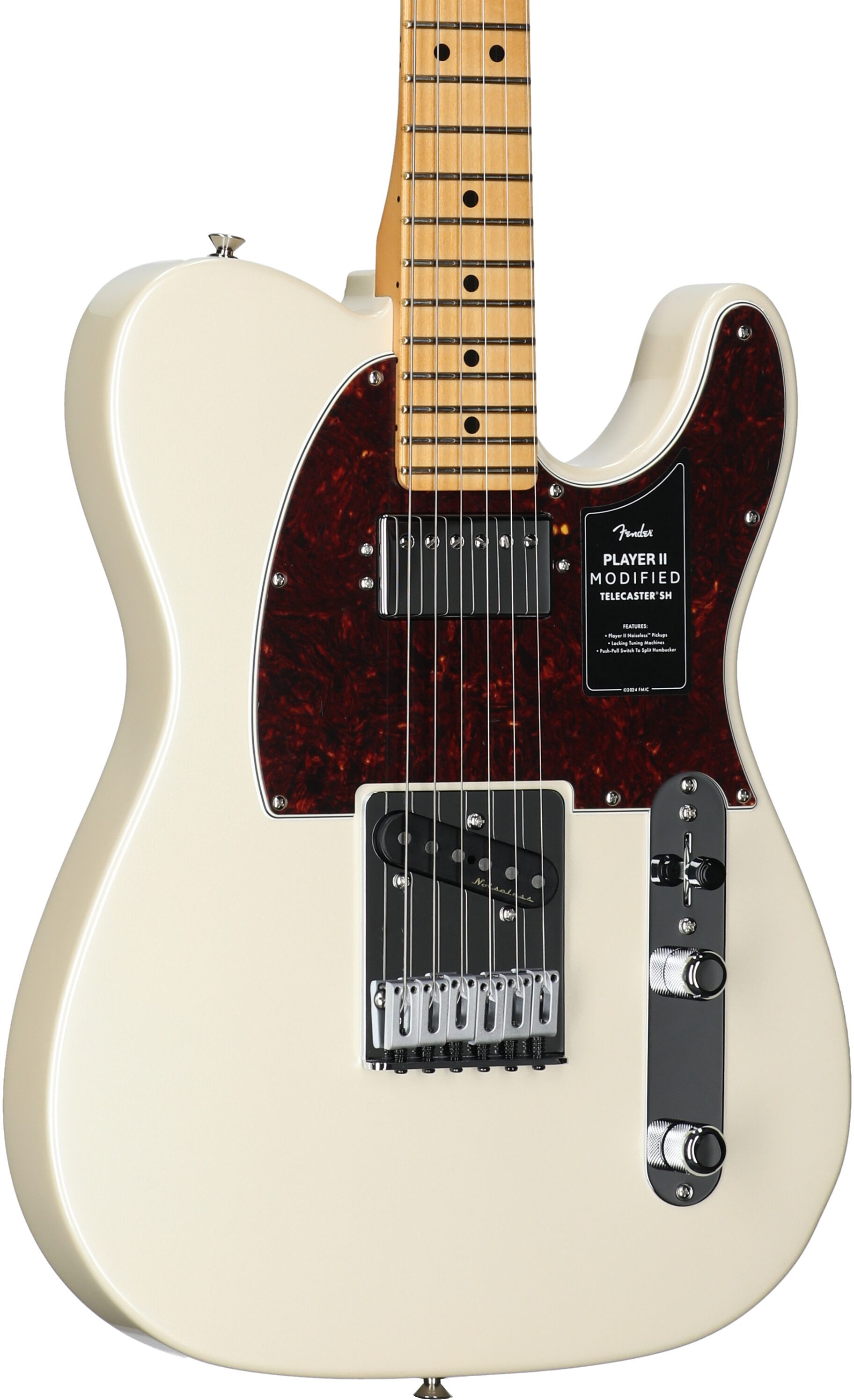 Fender Player II Modified Telecaster SH Electric Guitar, Maple Fingerboard (with Gig Bag) 1 Fender Player II Modified Telecaster SH Electric Guitar, Maple Fingerboard (with Gig Bag)