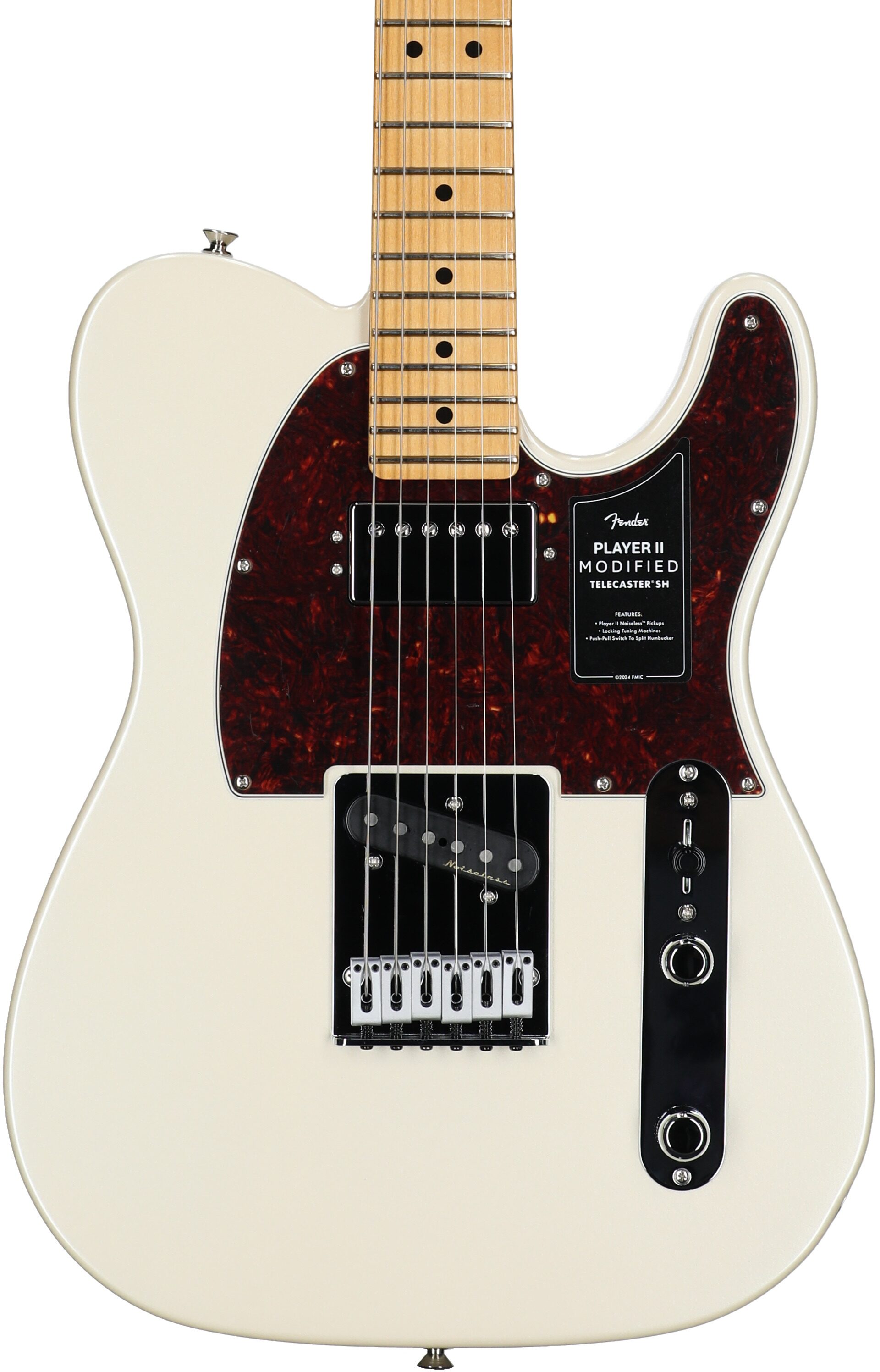 Fender Player II Modified Telecaster SH Electric Guitar, Maple Fingerboard (with Gig Bag) 5 Fender Player II Modified Telecaster SH Electric Guitar, Maple Fingerboard (with Gig Bag)