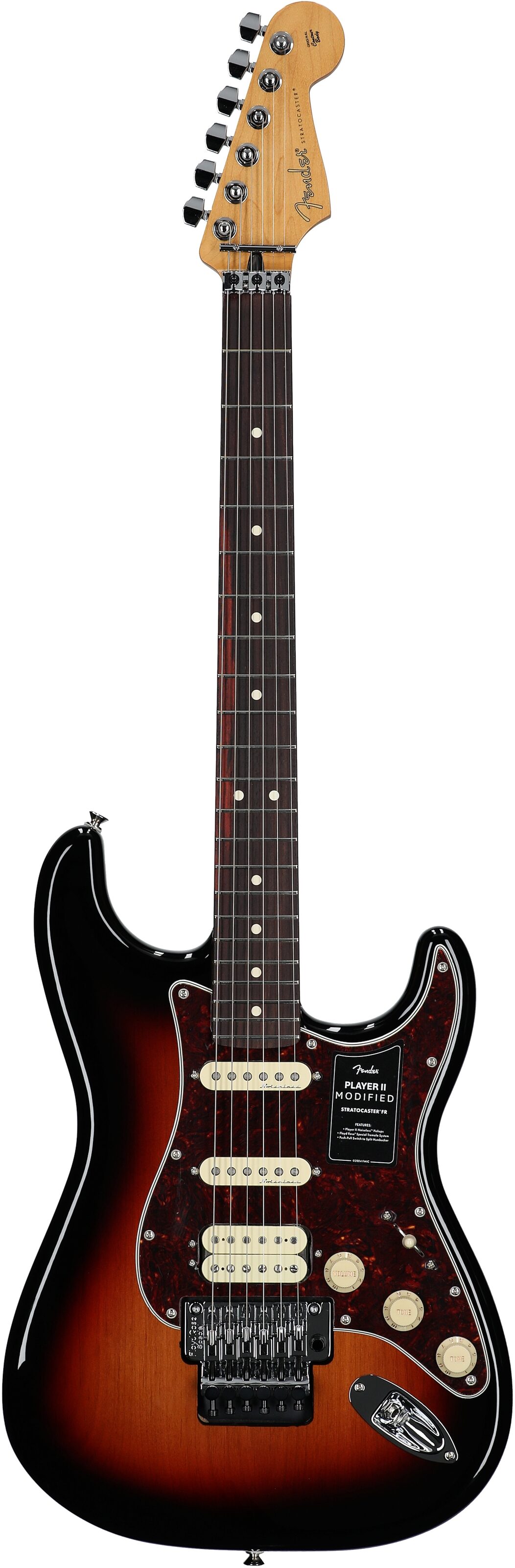 Fender Player II Modified Stratocaster HSS FR Electric Guitar, Rosewood Fingerboard (with Gig Bag) 2 Fender Player II Modified Stratocaster HSS FR Electric Guitar, Rosewood Fingerboard (with Gig Bag)