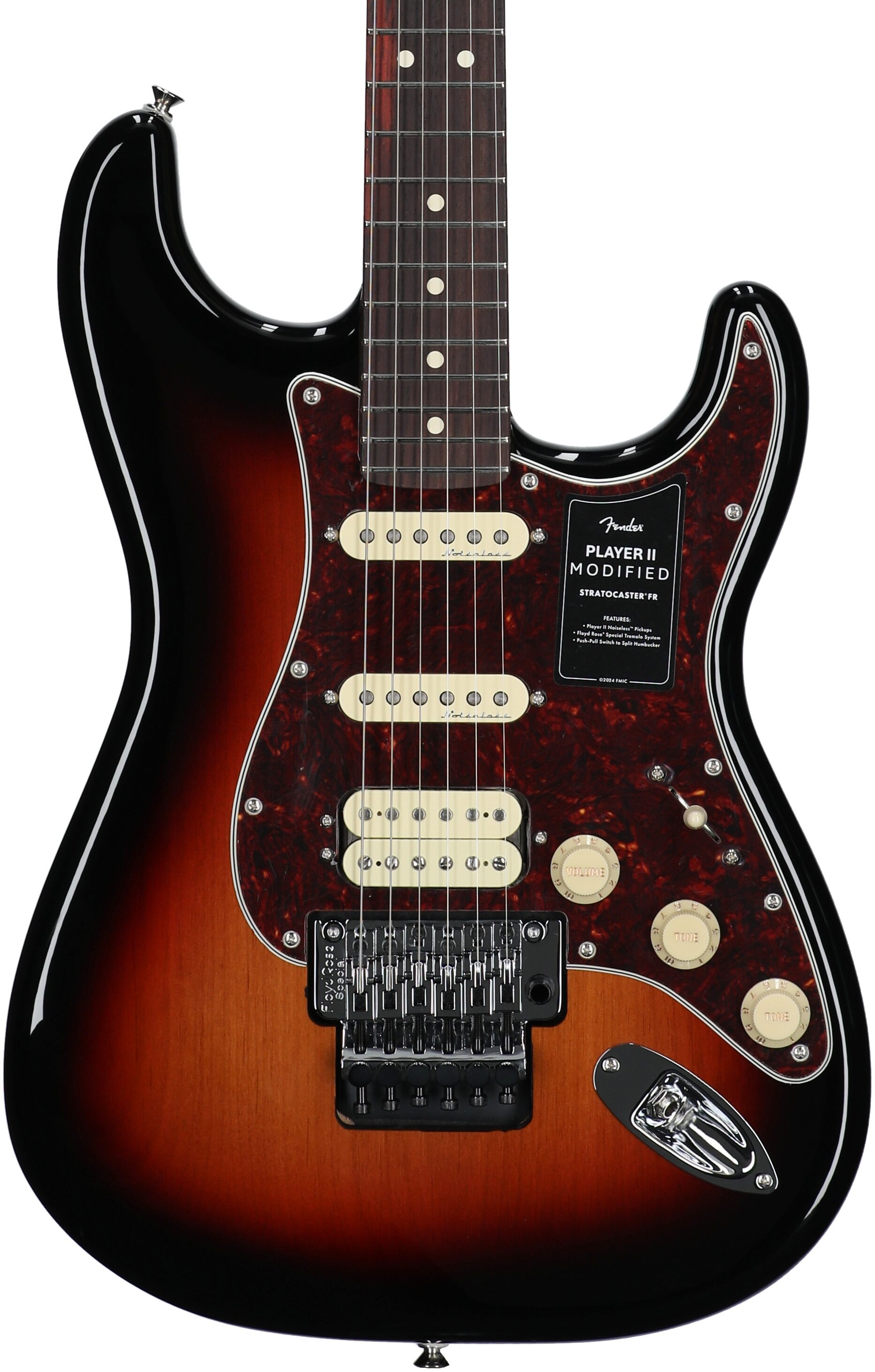 Fender Player II Modified Stratocaster HSS FR Electric Guitar, Rosewood Fingerboard (with Gig Bag) 1 Fender Player II Modified Stratocaster HSS FR Electric Guitar, Rosewood Fingerboard (with Gig Bag)