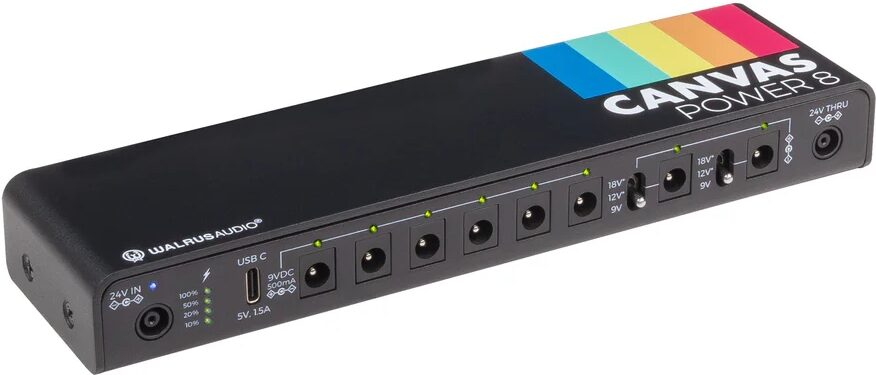 Walrus Audio Canvas Power 8 Link (Linkable Add-on Unit) 2 Walrus Audio Canvas Power 8 (Standalone Power Supply)