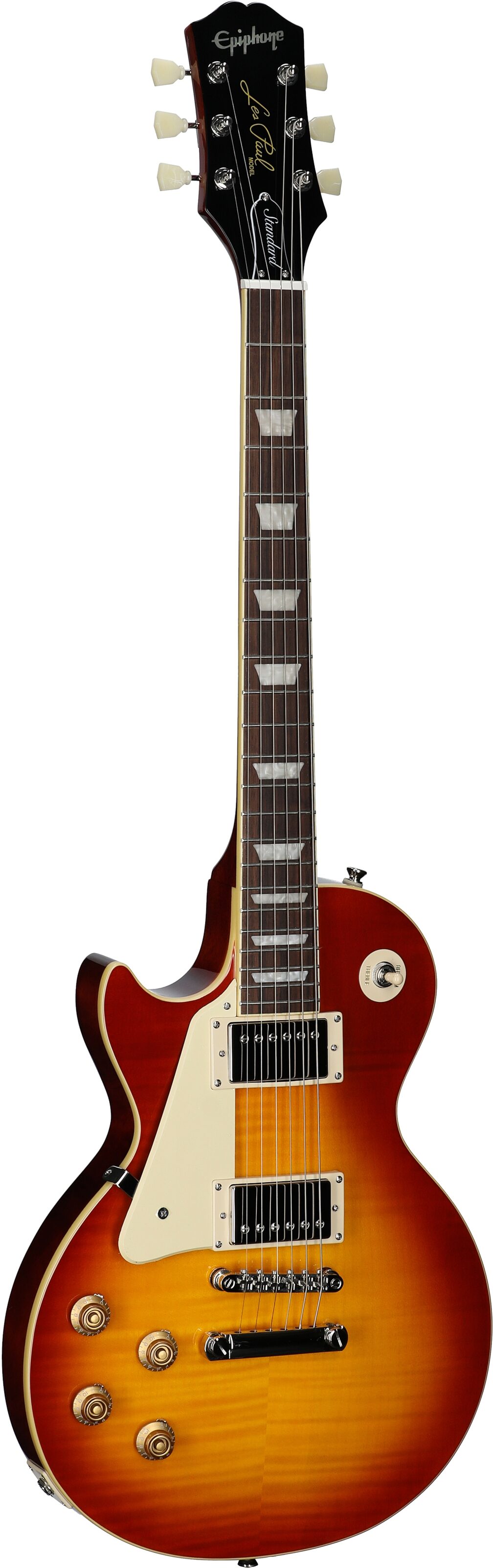 Epiphone Inspired by Gibson Les Paul Standard Electric Guitar, Left-Handed (with Gig Bag) 6 Epiphone Inspired by Gibson Les Paul Standard Electric Guitar, Left-Handed (with Gig Bag)