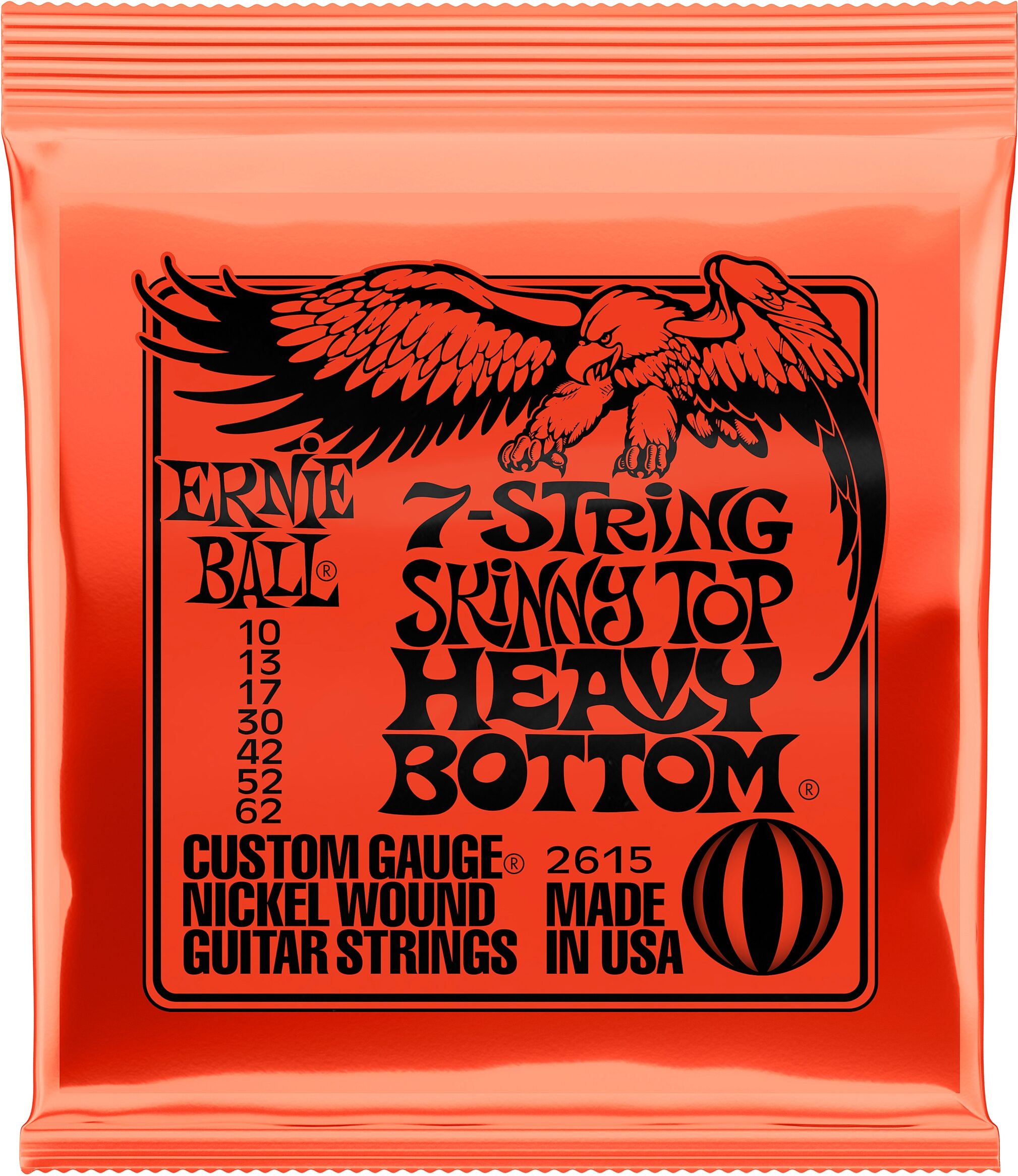Ernie Ball Skinny Top Heavy Bottom 7-String Electric Guitar Strings