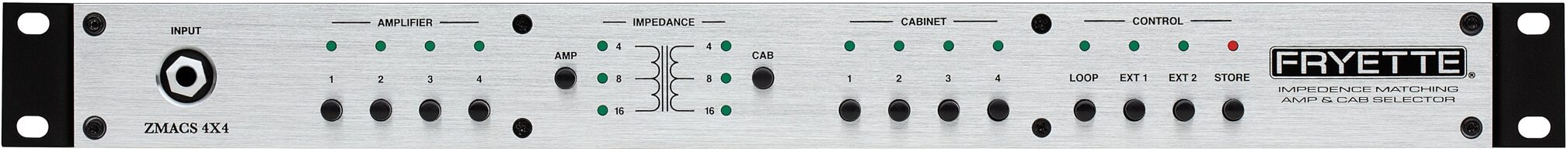 Fryette ZMACS Impedance Matching Amp and Cabinet Selector