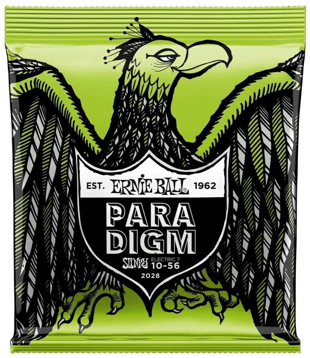 Ernie Ball Slinky Paradigm Electric Guitar Strings, 7-String