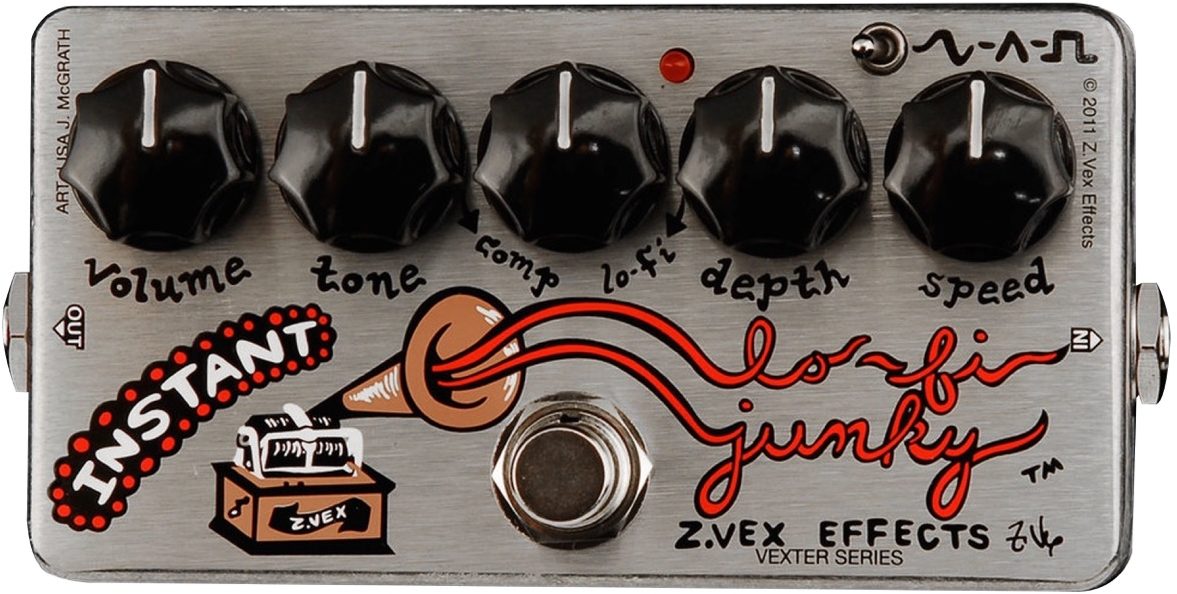 ZVEX Vexter Instant Lo-Fi Junky Chorus Vibrato Pedal