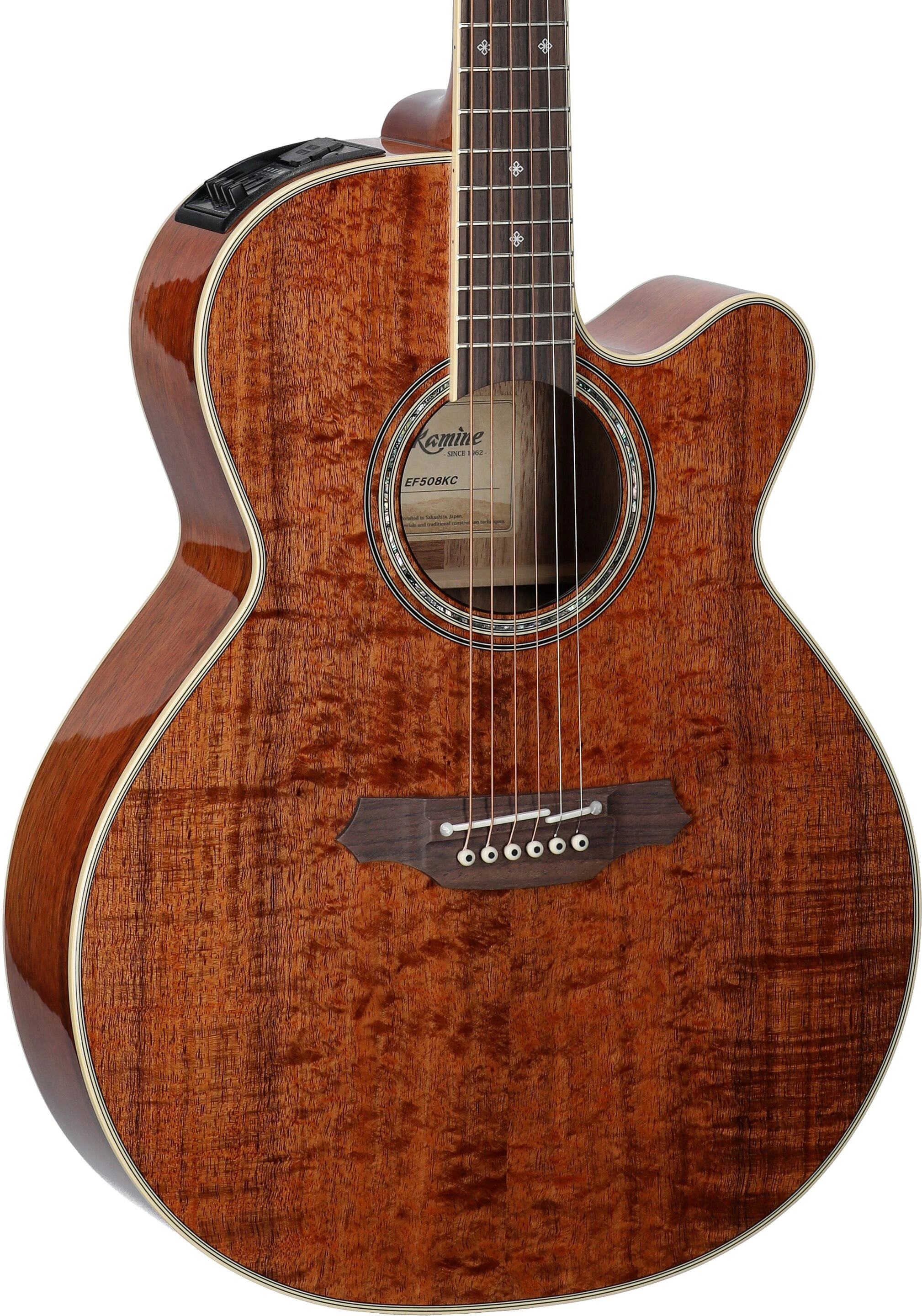 Takamine EF508KC Koa Top Acoustic-Electric Guitar (with Case) 1 Takamine EF508KC Koa Top Acoustic-Electric Guitar (with Case)