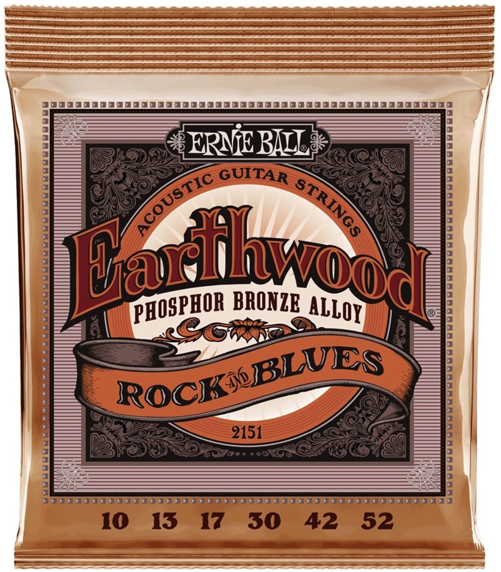 Ernie Ball RocknBlues Earthwood Acoustic Guitar Strings