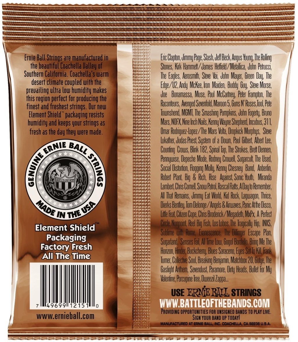 Ernie Ball RocknBlues Earthwood Acoustic Guitar Strings 2 Ernie Ball RocknBlues Earthwood Acoustic Guitar Strings