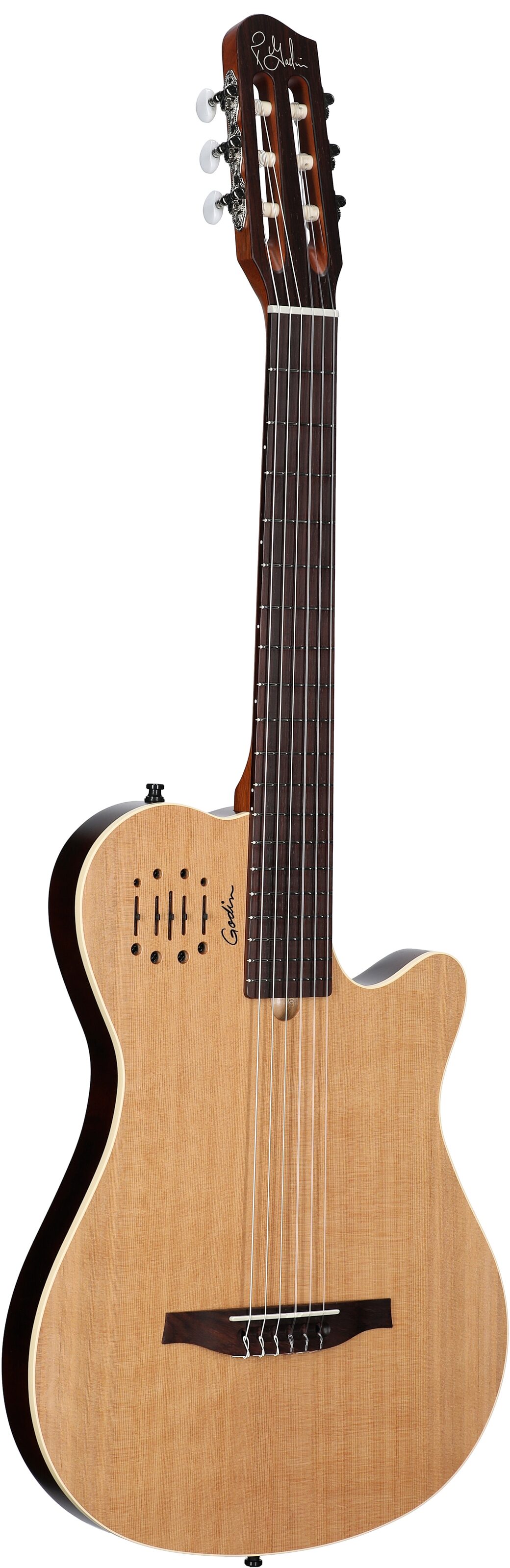 Godin Multiac Grand Concert Encore Classical Acoustic-Electric Guitar 6 Godin Multiac Grand Concert Encore Classical Acoustic-Electric Guitar
