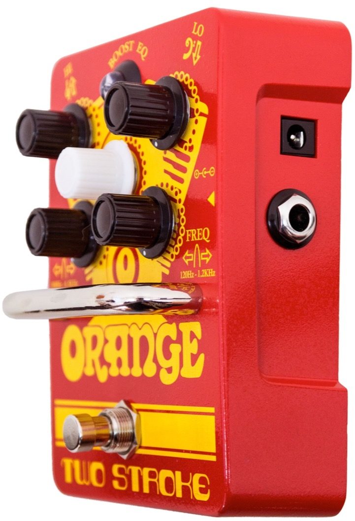 Orange Two Stroke Boost and Equalizer Guitar Pedal 2 Orange Two Stroke Boost and Equalizer Guitar Pedal