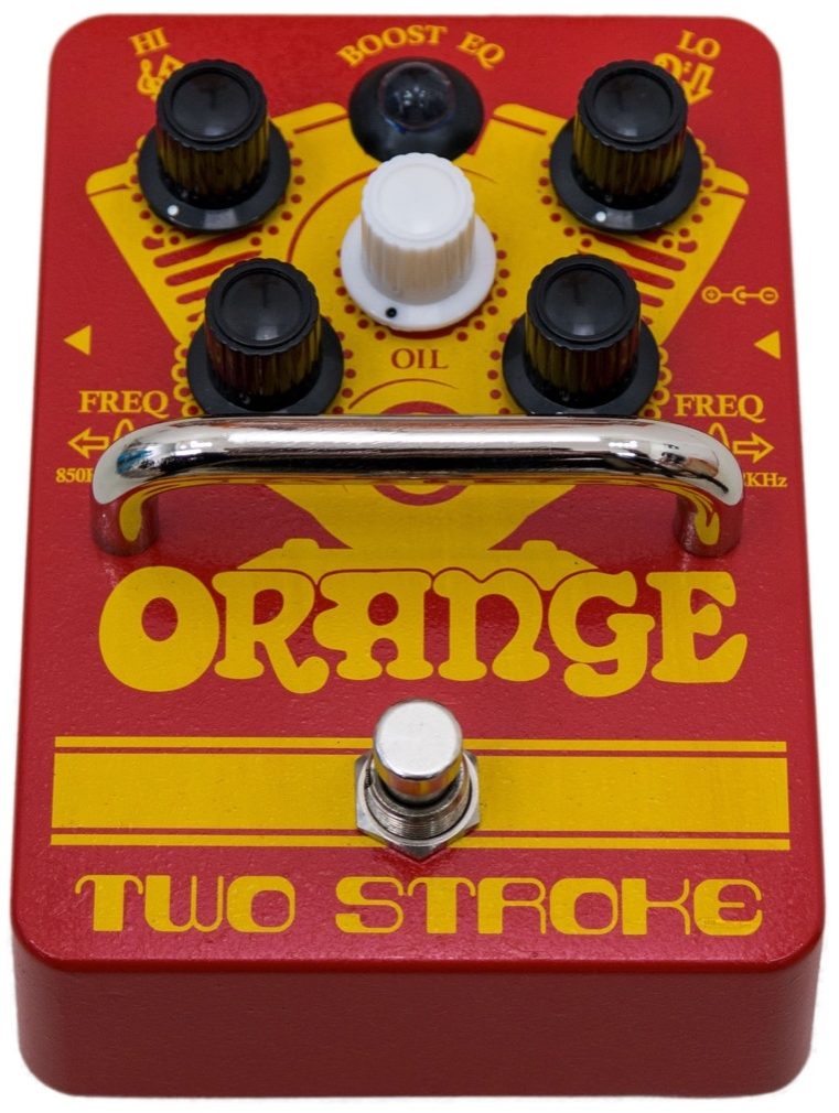 Orange Two Stroke Boost and Equalizer Guitar Pedal 5 Orange Two Stroke Boost and Equalizer Guitar Pedal
