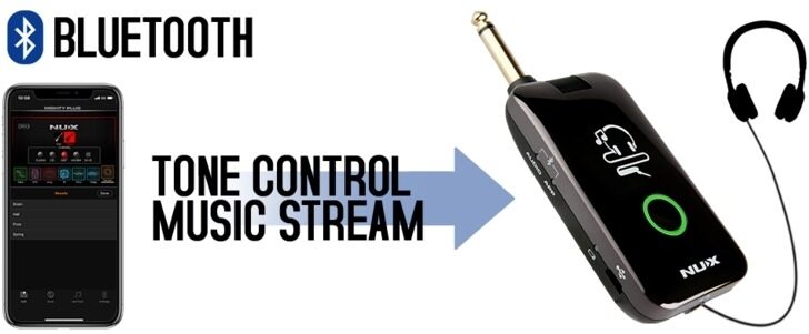 NUX Mighty Plug Wireless Bluetooth Headphone Guitar Amplifier 9 NUX Mighty Plug Wireless Bluetooth Headphone Guitar Amplifier