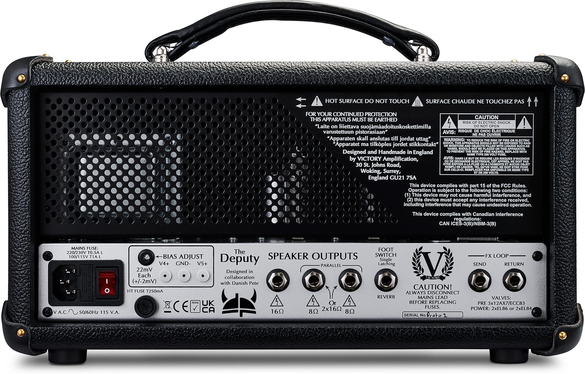 Victory The Deputy Guitar Amplifier Head (25 Watts) 3 Victory The Deputy Guitar Amplifier Head (25 Watts)