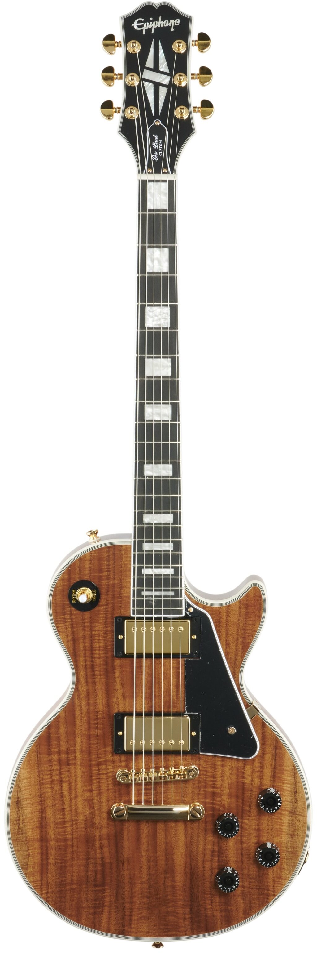Epiphone Les Paul Custom Koa Electric Guitar 2 Epiphone Les Paul Custom Koa Electric Guitar