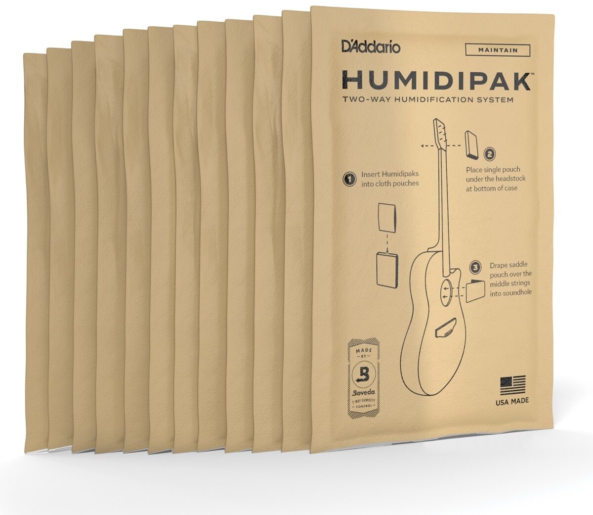 D'Addario Humidipak Replacement 12-Pack
