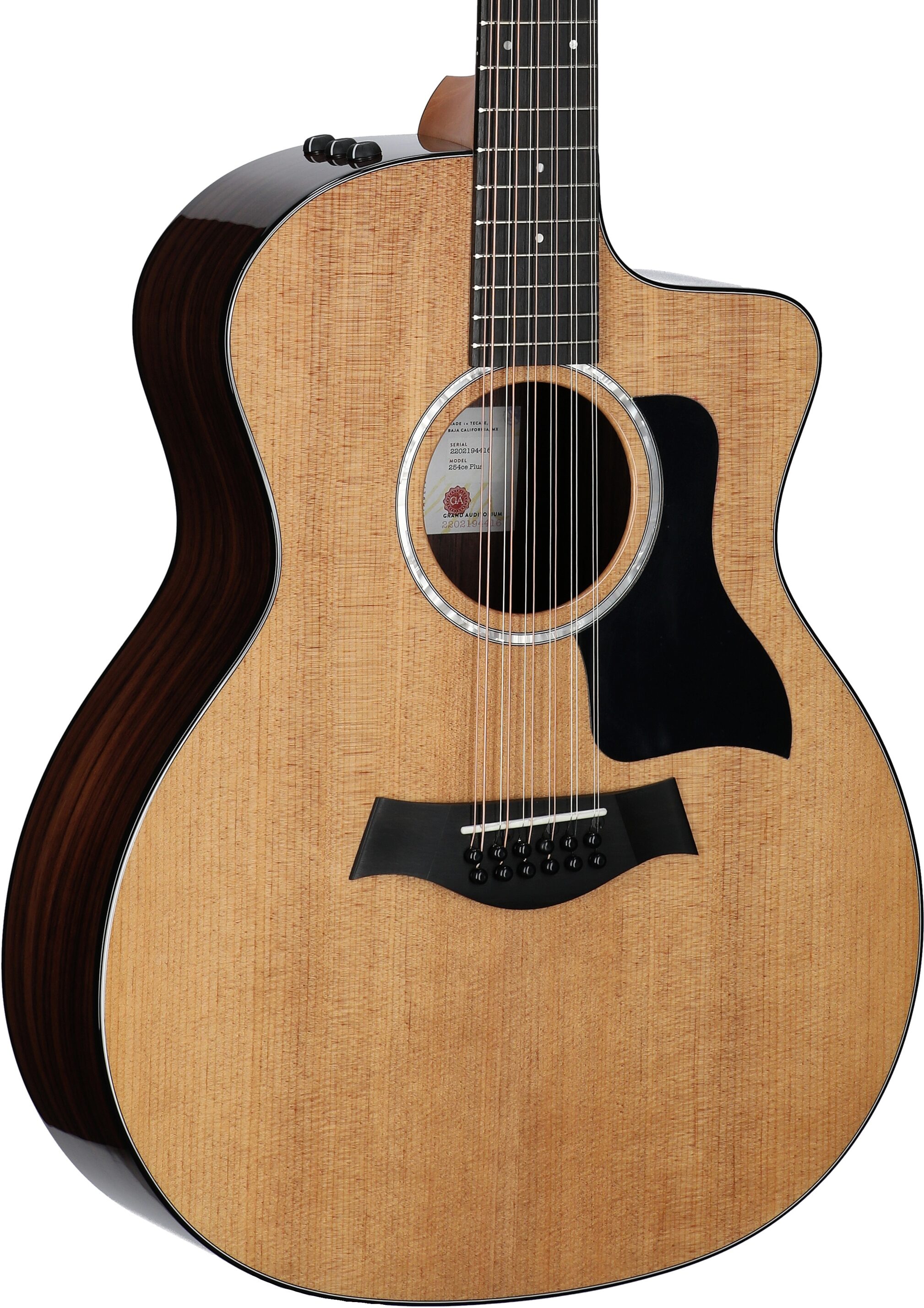 Taylor 254ce Plus Grand Auditorium Acoustic-Electric Guitar, 12-String (with Case)