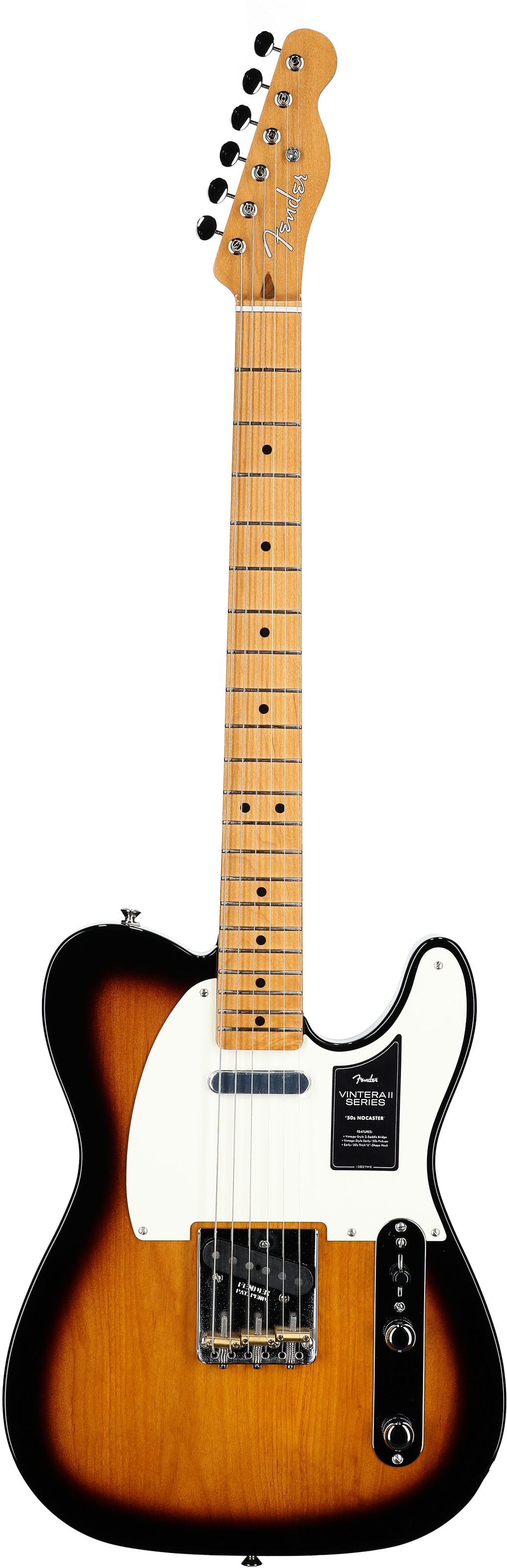 Fender Vintera II '50s Nocaster Electric Guitar (with Gig Bag) 2 Fender Vintera II '50s Nocaster Electric Guitar (with Gig Bag)