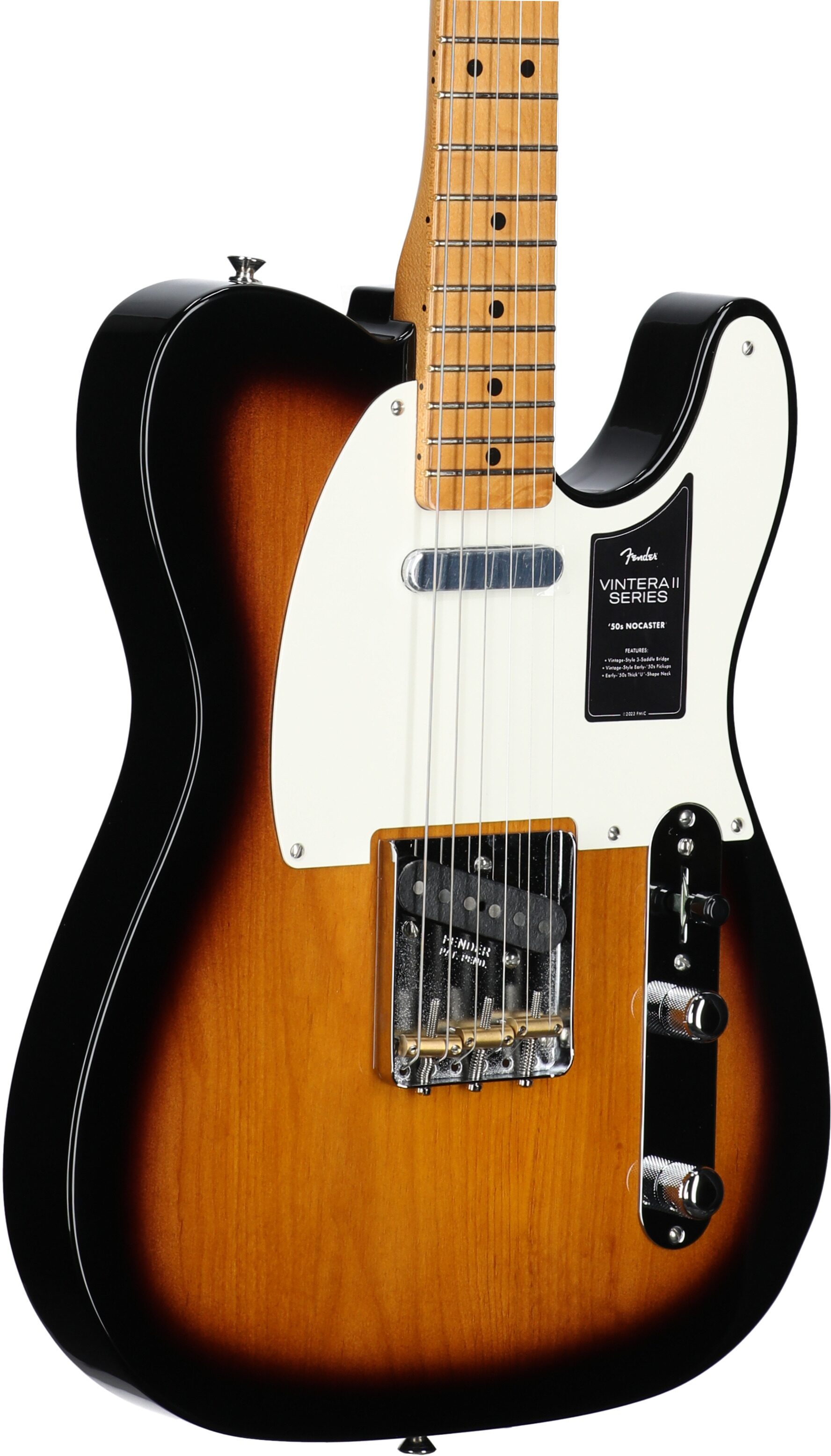 Fender Vintera II '50s Nocaster Electric Guitar (with Gig Bag) 3 Fender Vintera II '50s Nocaster Electric Guitar (with Gig Bag)