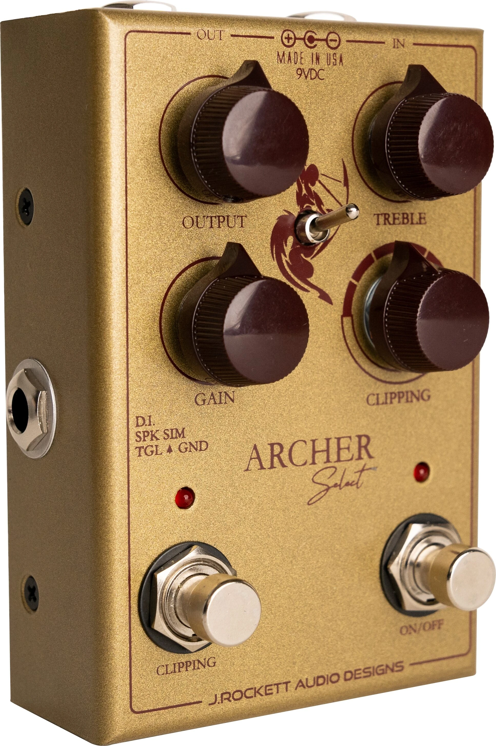 J. Rockett Audio Designs Archer Select Overdrive Pedal 2 J. Rockett Audio Designs Archer Select Overdrive Pedal