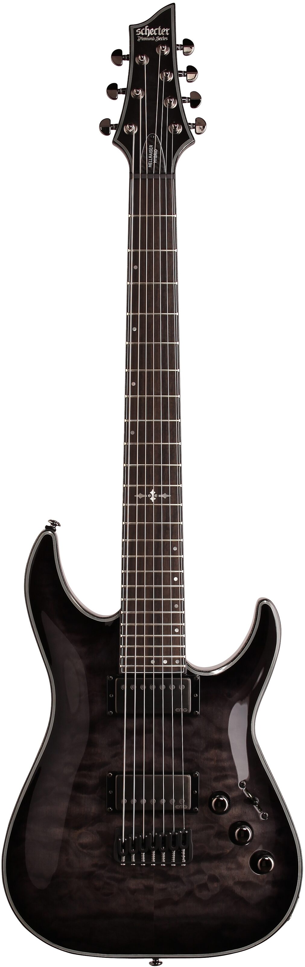 Schecter Hellraiser Hybrid C-7 Electric Guitar, 7-String 2 Schecter Hellraiser Hybrid C-7 Electric Guitar, 7-String