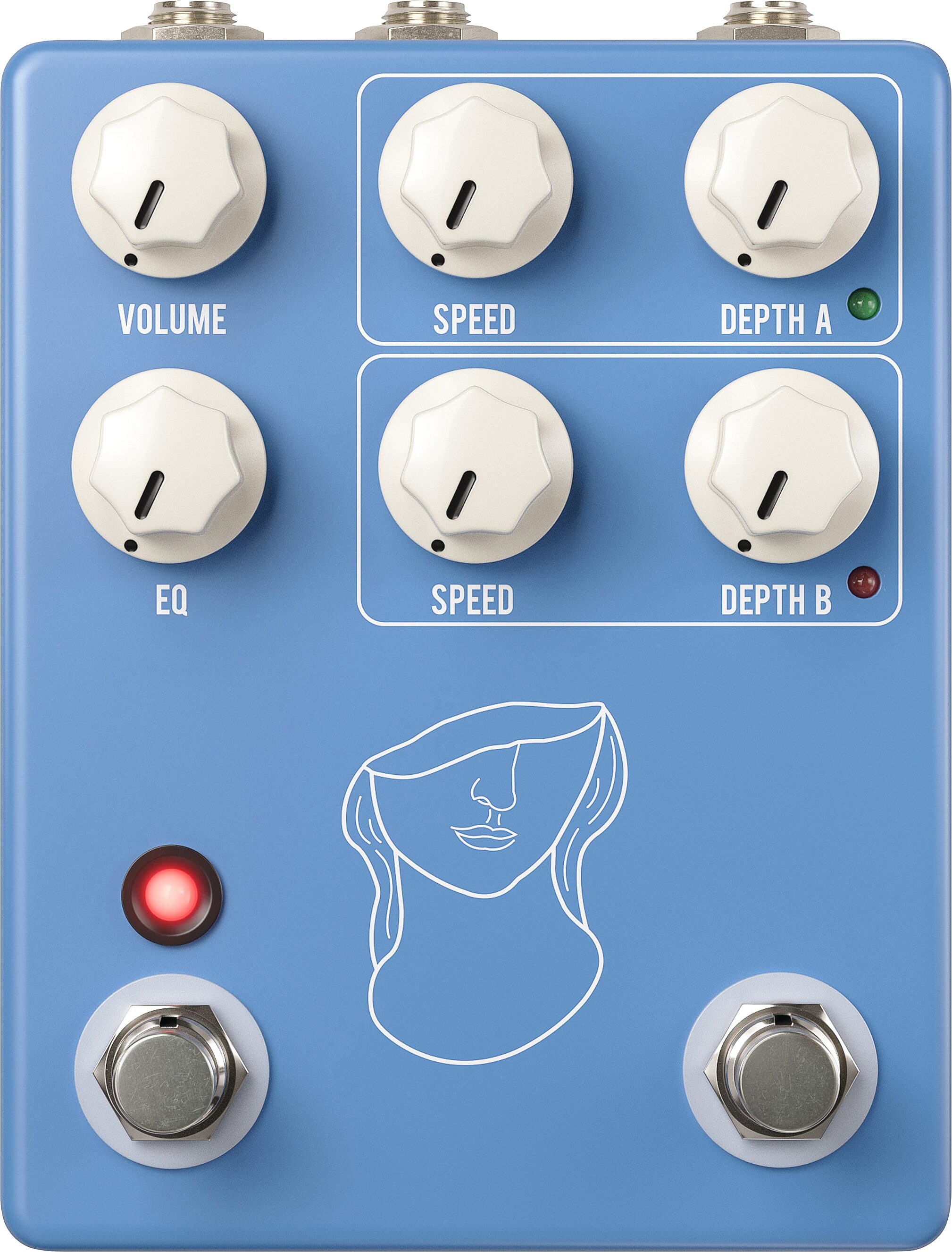 JHS Artificial Blonde 2-Speed Vibrato Pedal