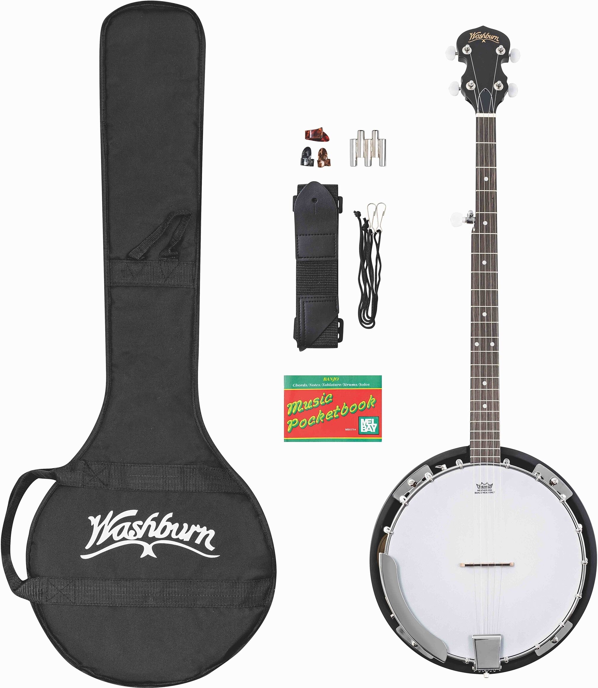 Washburn B8 Banjo Pak Beginner Package