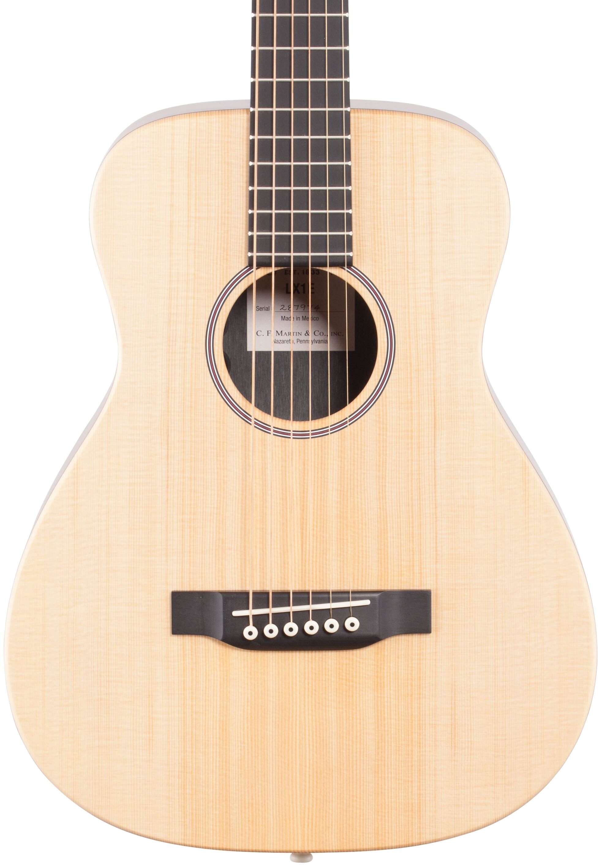 Martin LX1E Little Martin Acoustic-Electric Guitar (with Gig Bag) 5 Martin LX1E Little Martin Acoustic-Electric Guitar (with Gig Bag)