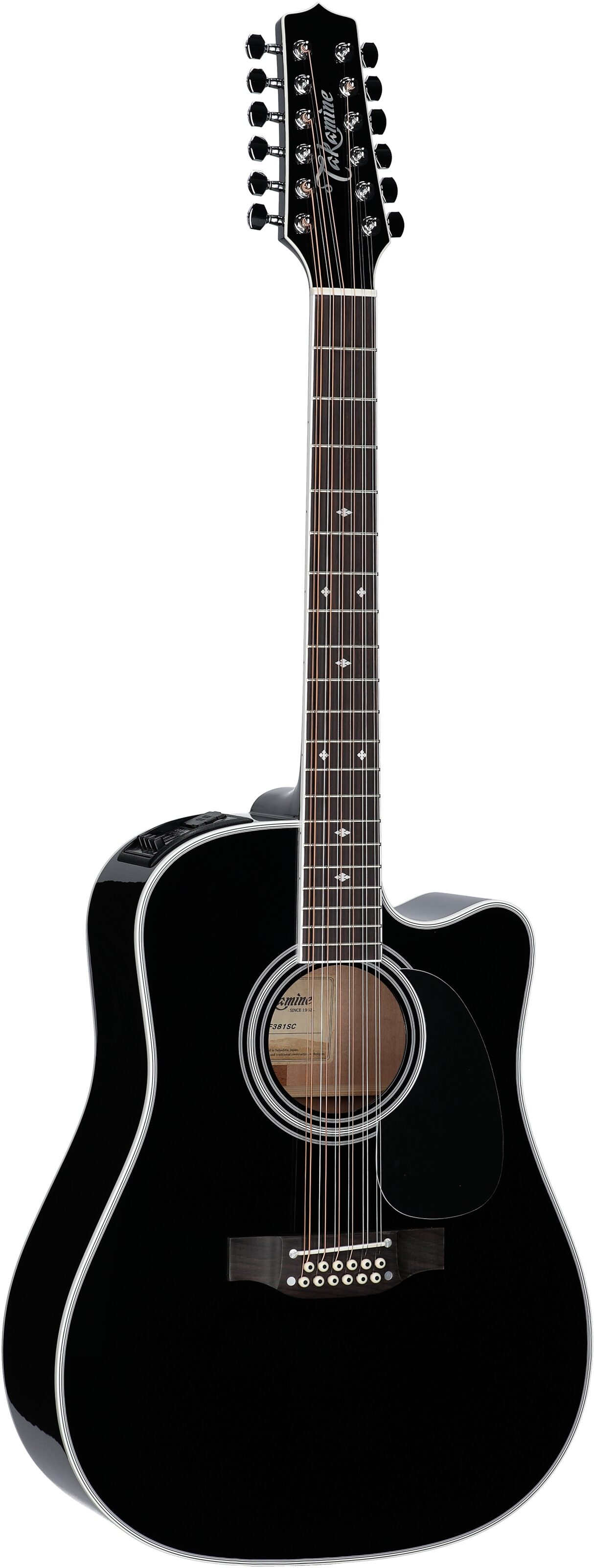 Takamine EF381SC 12-String Dreadnought Cutaway Acoustic-Electric Guitar (with Case) 6 Takamine EF381SC 12-String Dreadnought Cutaway Acoustic-Electric Guitar (with Case)