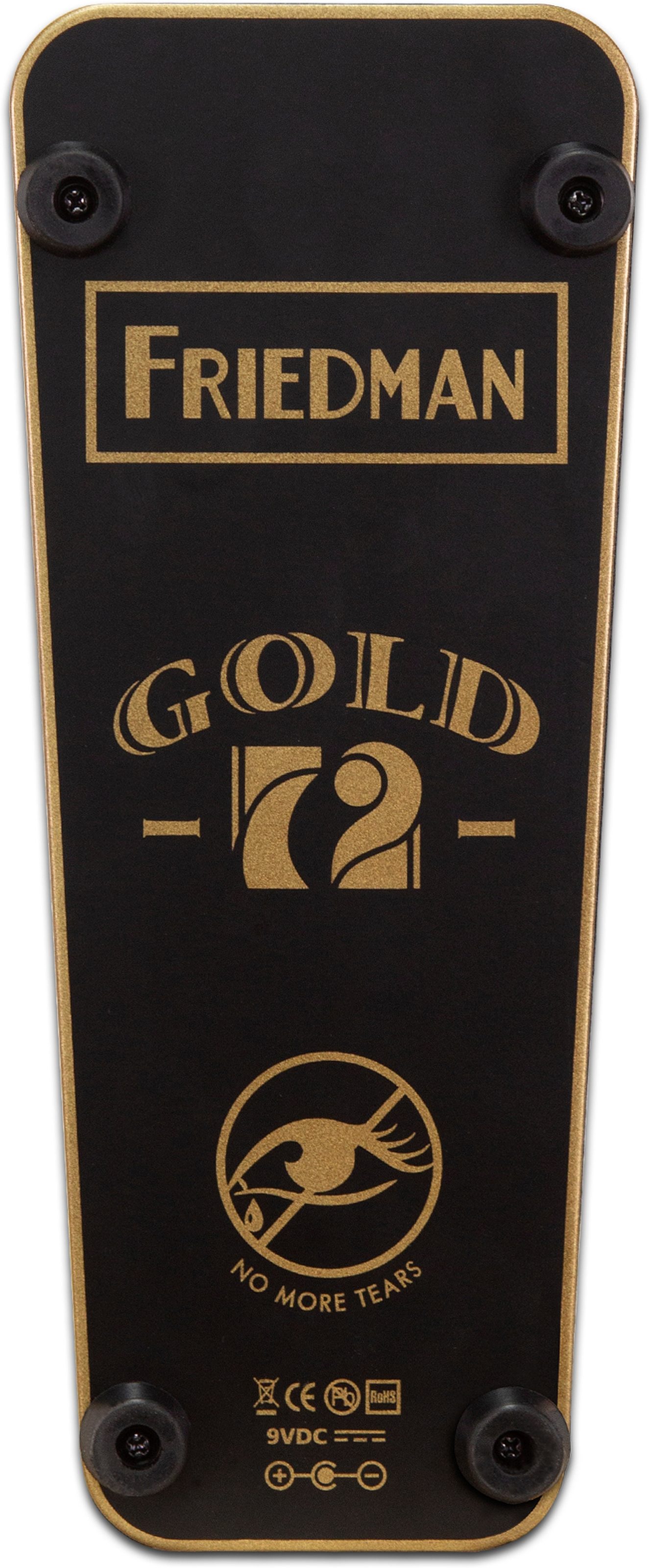Friedman No More Tears Gold 72 Wah Pedal 4 Friedman No More Tears Gold 72 Wah Pedal