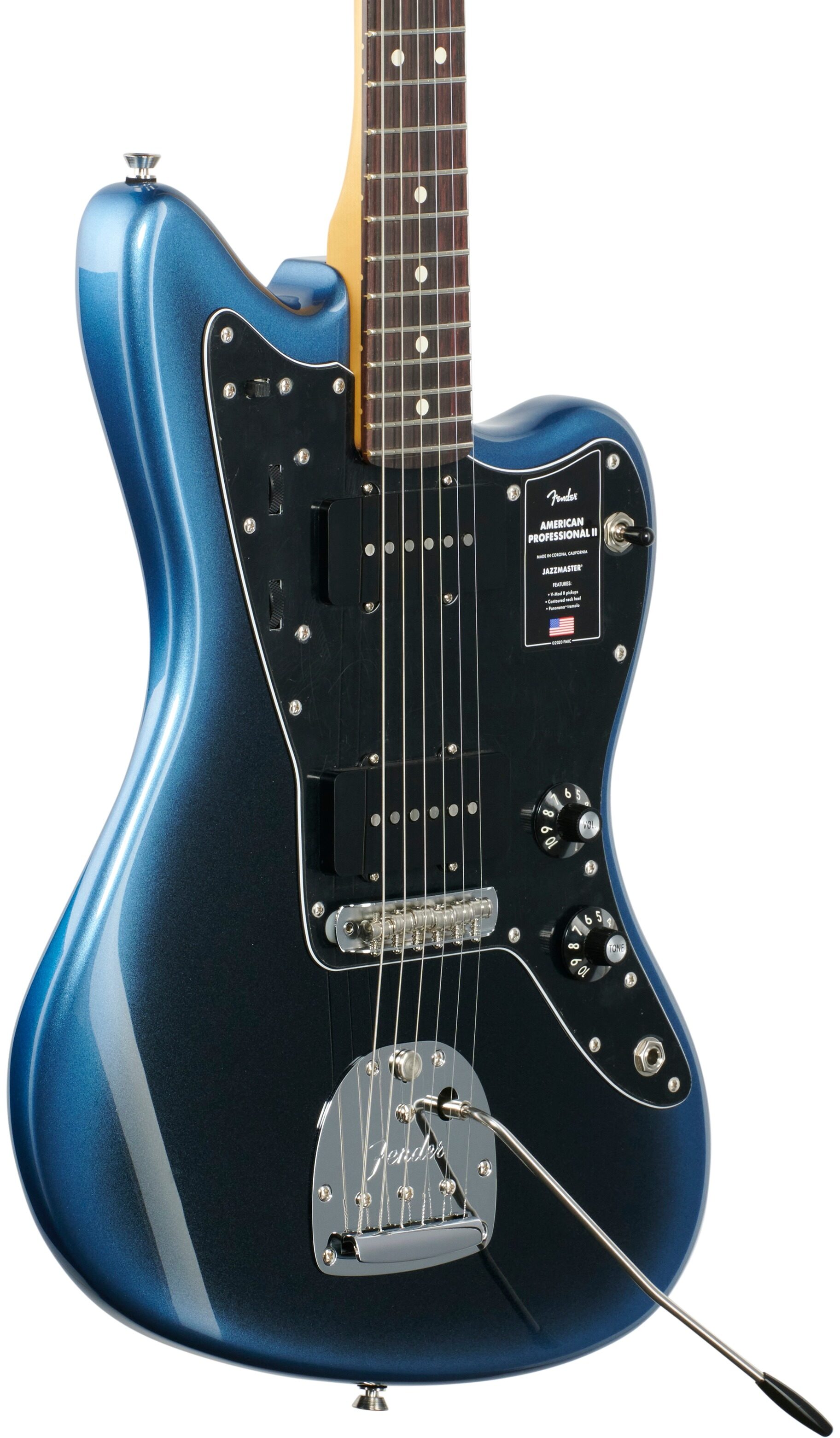 Fender American Pro II Jazzmaster Electric Guitar, Rosewood Fingerboard (with Case) 3 Fender American Pro II Jazzmaster Electric Guitar, Rosewood Fingerboard (with Case)